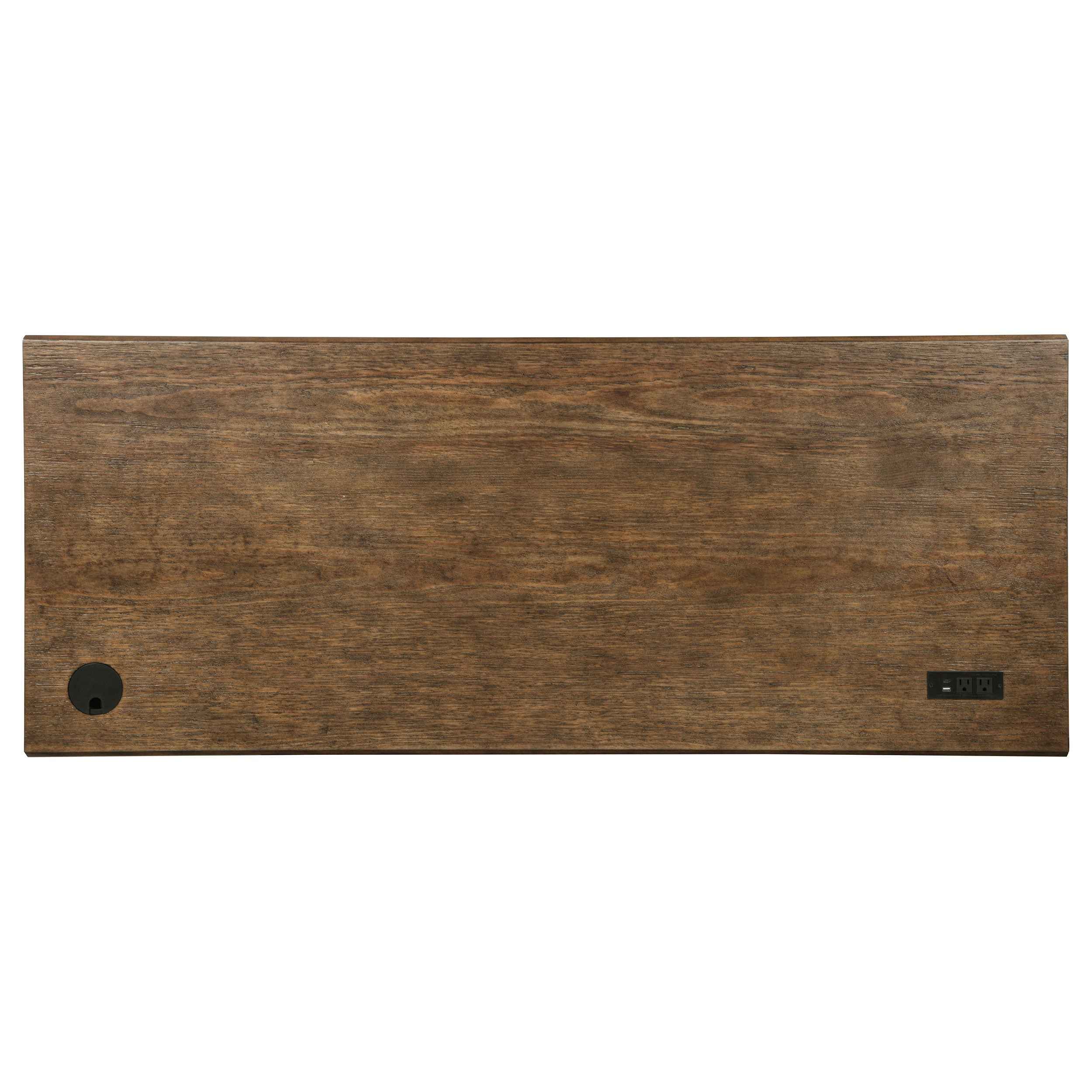 Altidore Distressed Brown 68-inch 7-drawer Executive Home Office Desk - Image 5