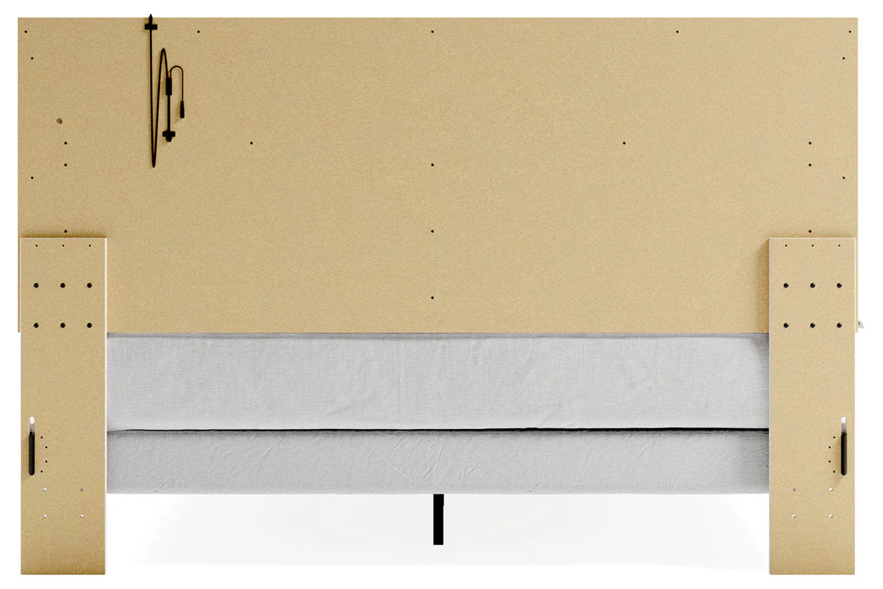 Altyra White King Upholstered Panel Bed - Image 7
