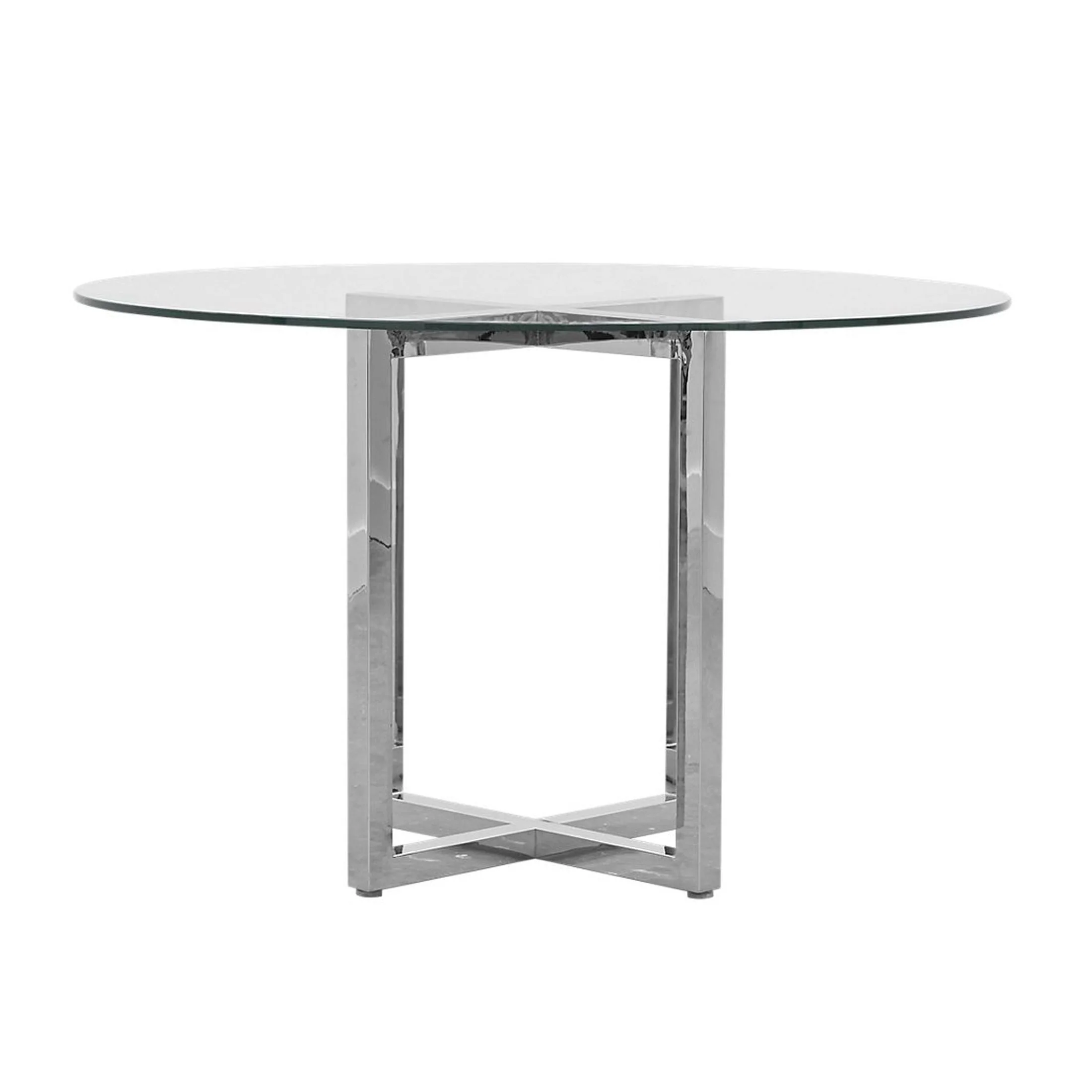 Amalfi 48 inch Round Glass Top Counter Table - Image 3