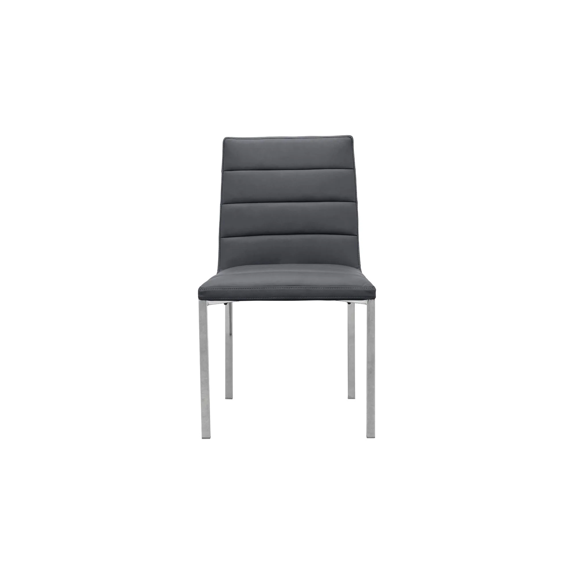 Amalfi Metal Back Chair in Cobalt Leather (Set of 2) - Image 2