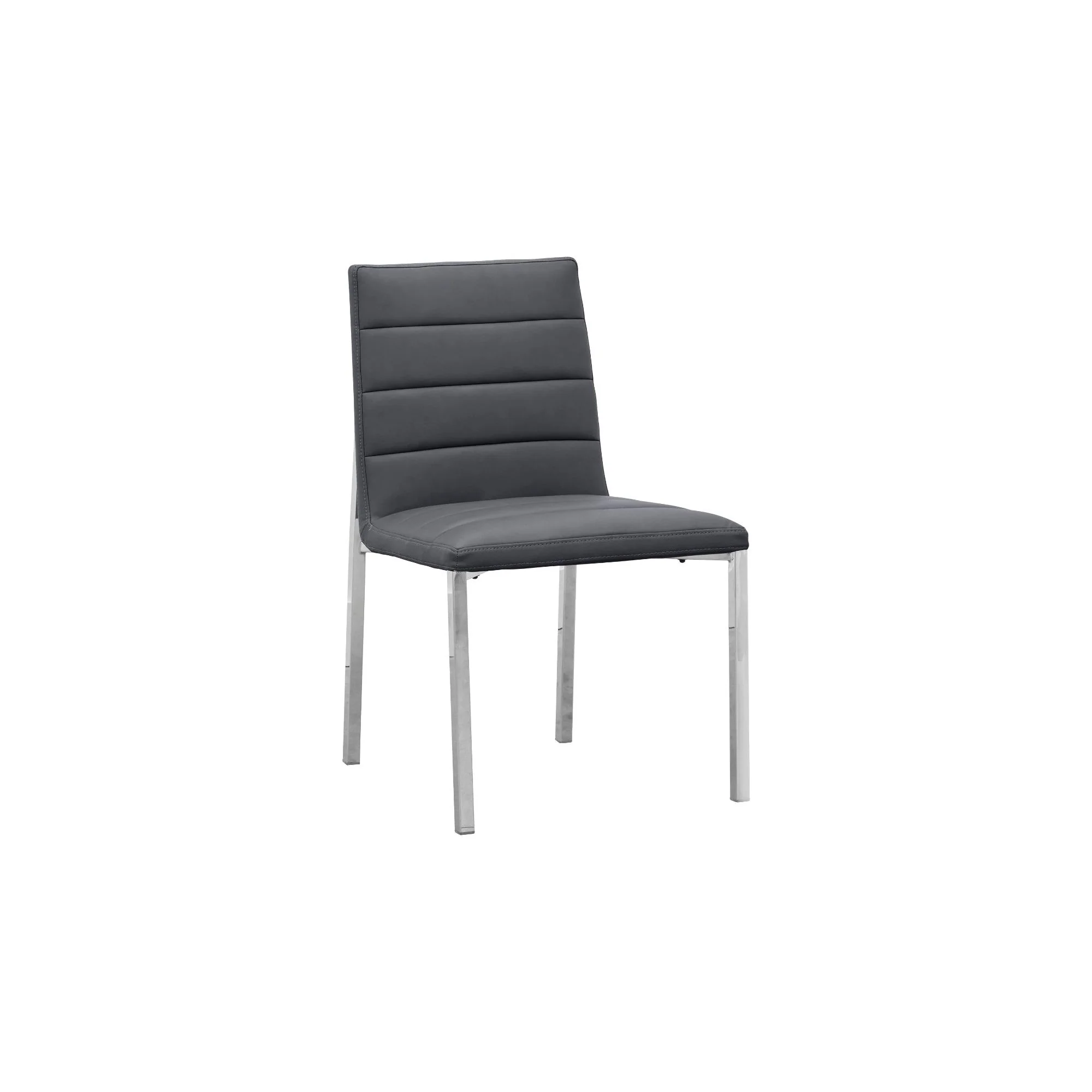 Amalfi Metal Back Chair in Cobalt Leather (Set of 2) - Image 3