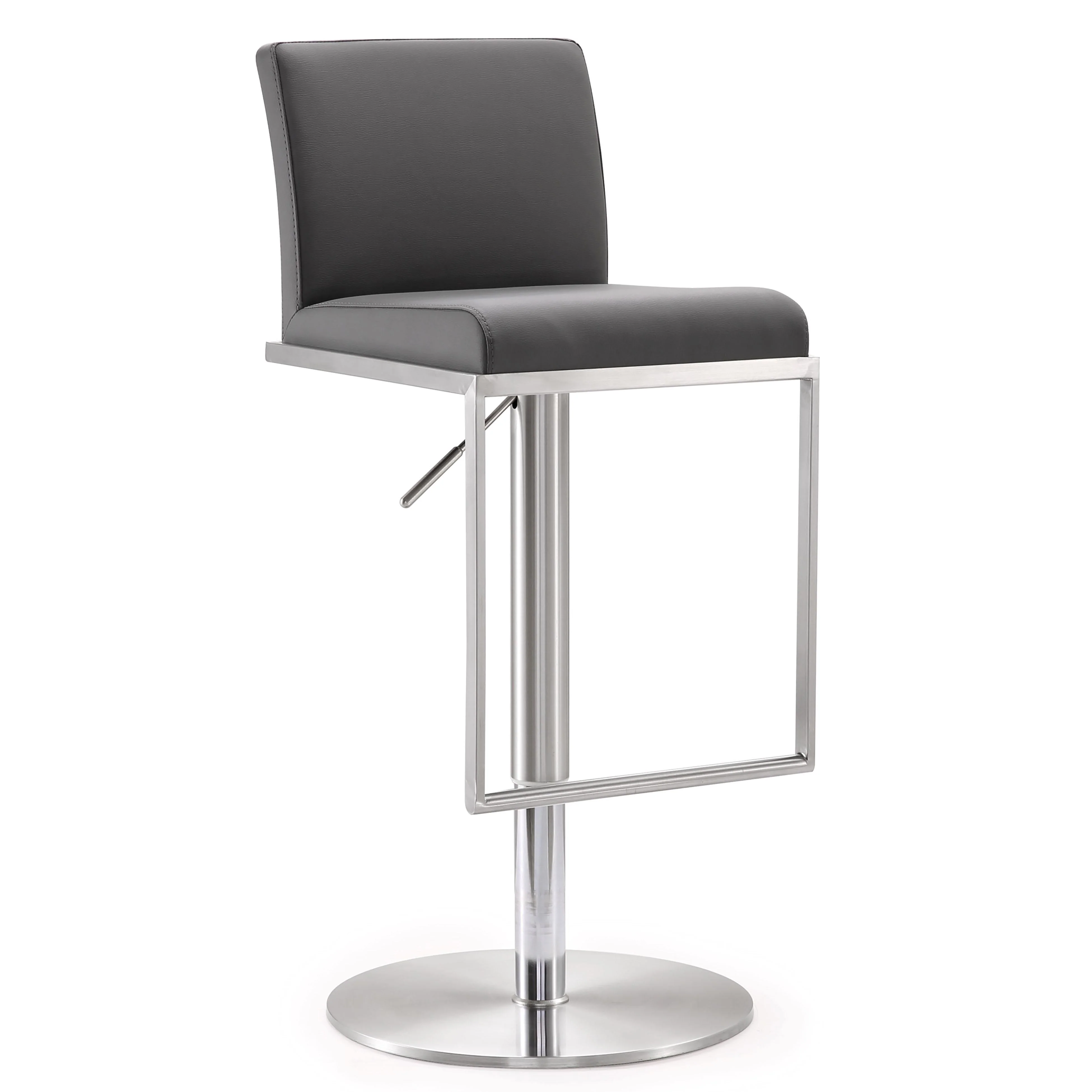 Amalfi Performance Vegan Leather Adjustable Stool - Image 19