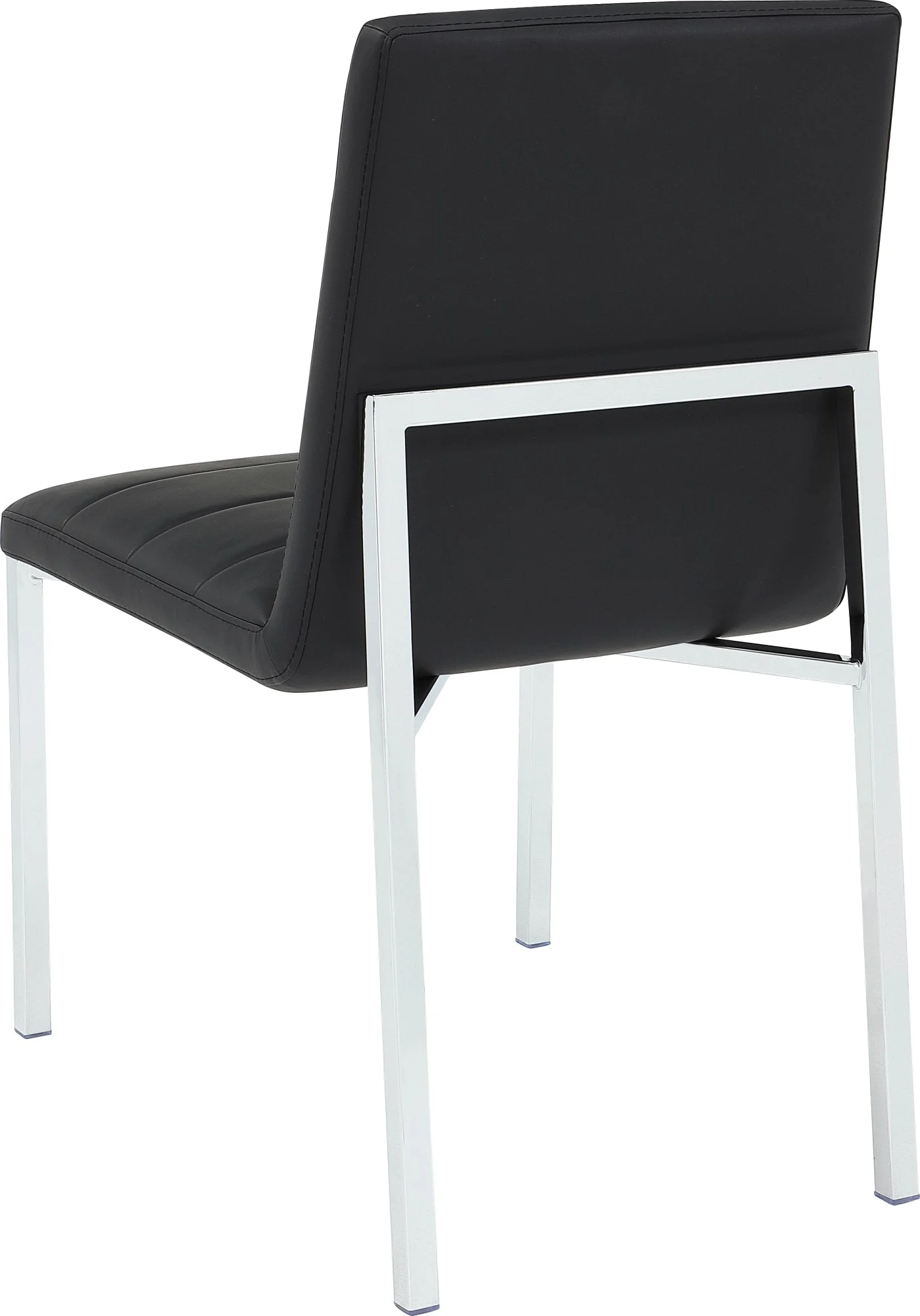 Amalfi Soot/Chrome Metal Back Chair (Set of 2) - Image 4