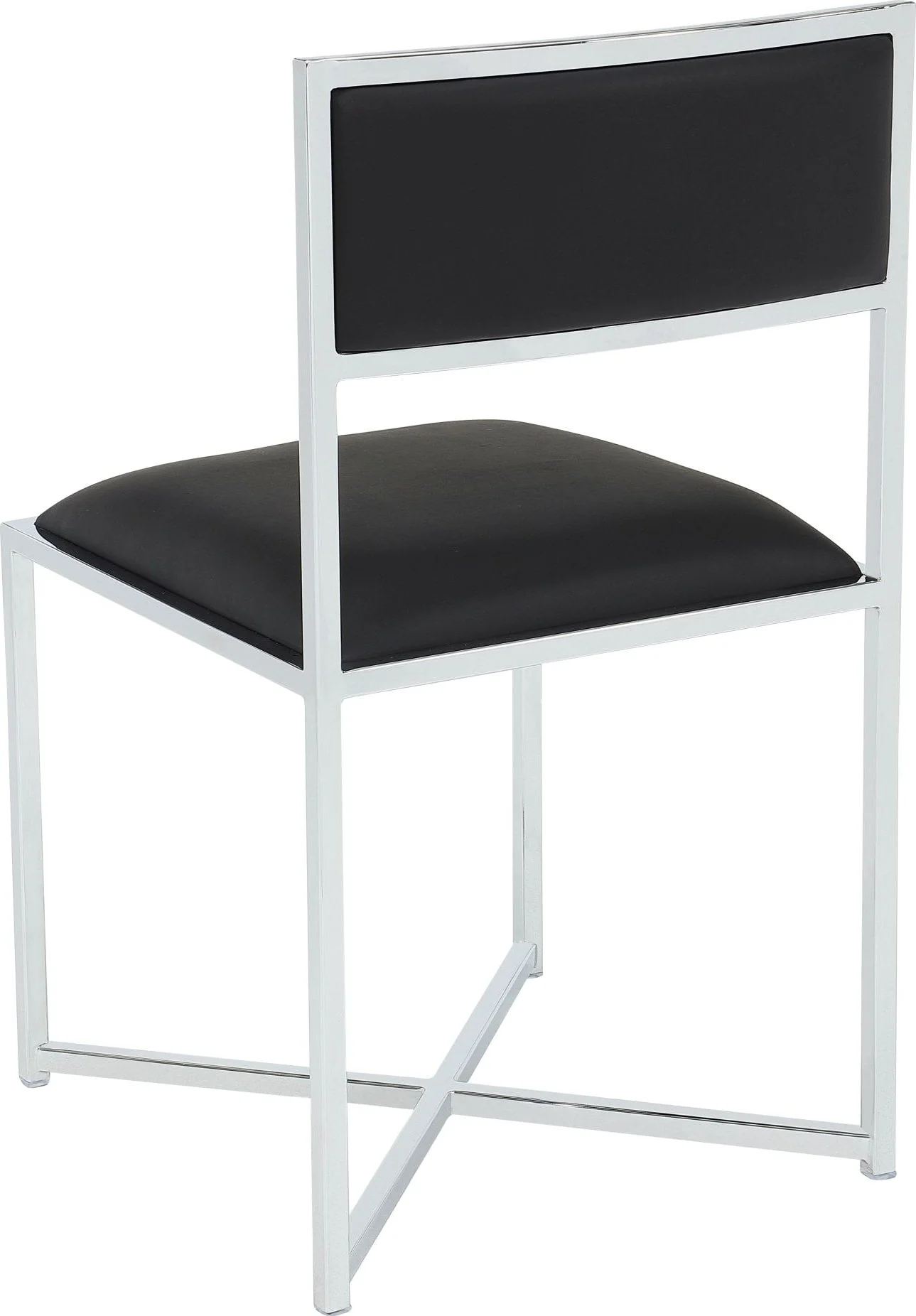 Amalfi Soot/Chrome X Base Chair (Set of 2) - Image 4