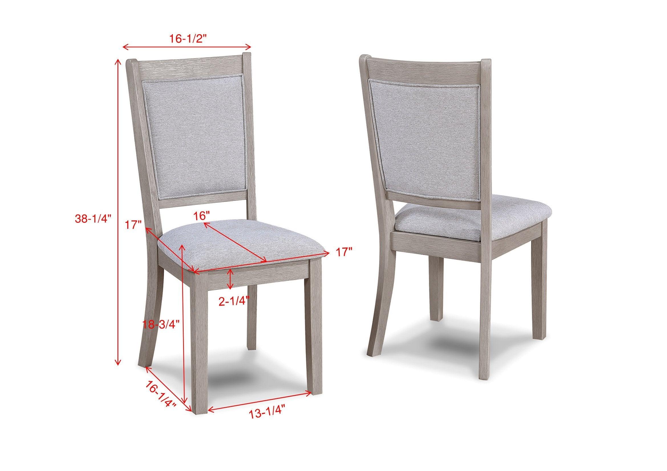 Amara Driftwood 5-Piece Round Dining Set - Image 6