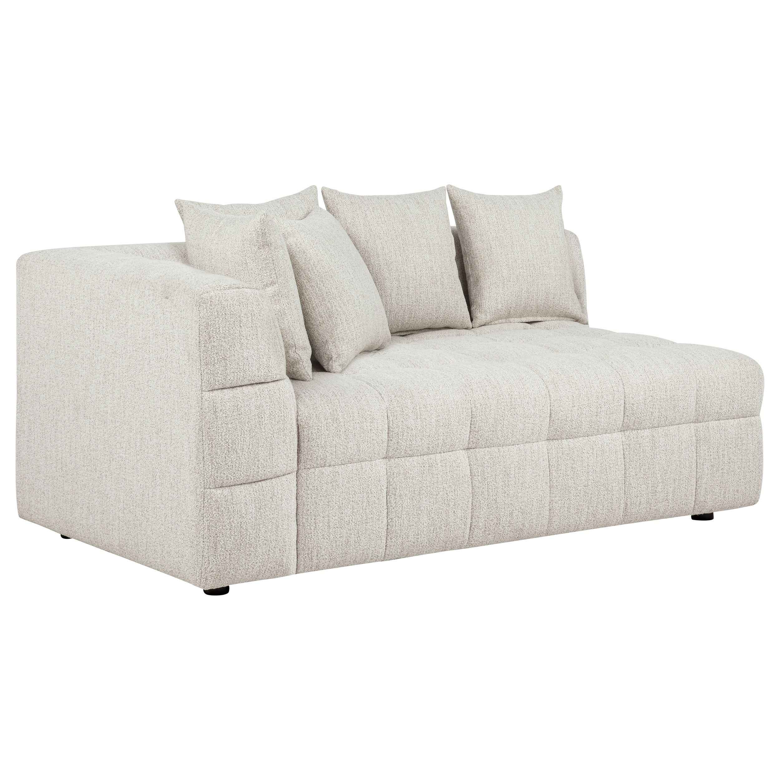 Amara Ivory 4-Piece Upholstered Sectional Sofa - Image 8