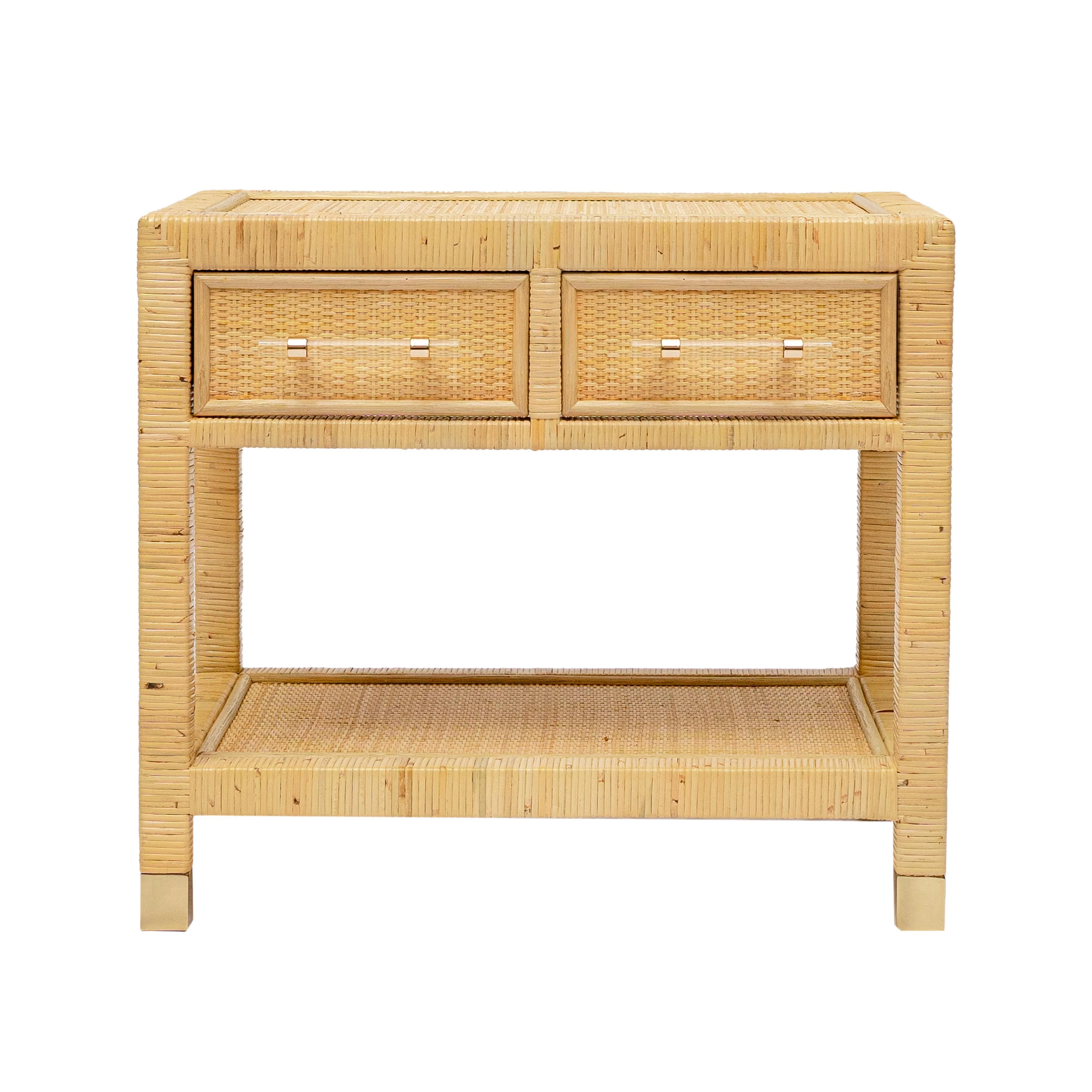 Amara Natural Rattan Nightstand - Image 3
