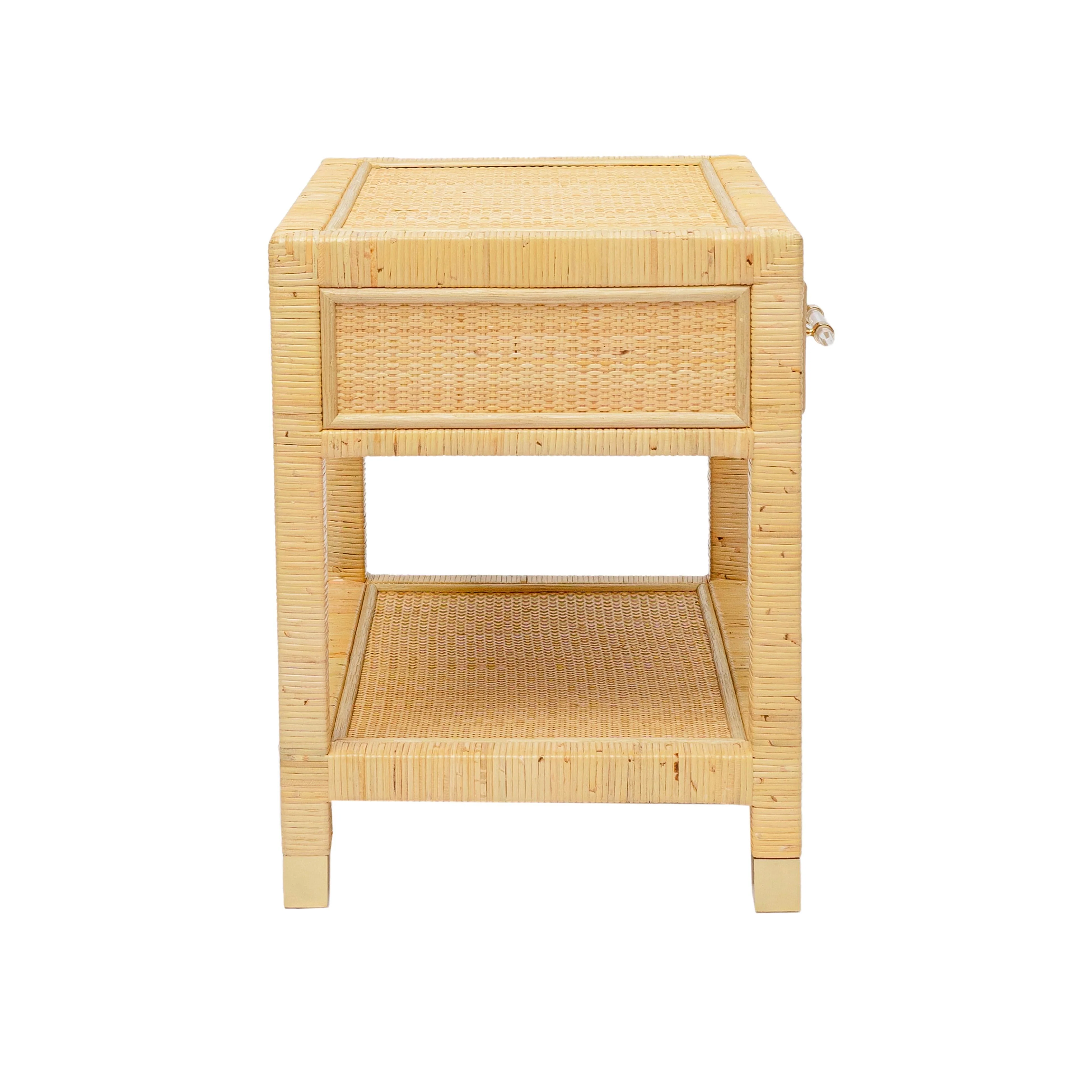 Amara Natural Rattan Nightstand - Image 4