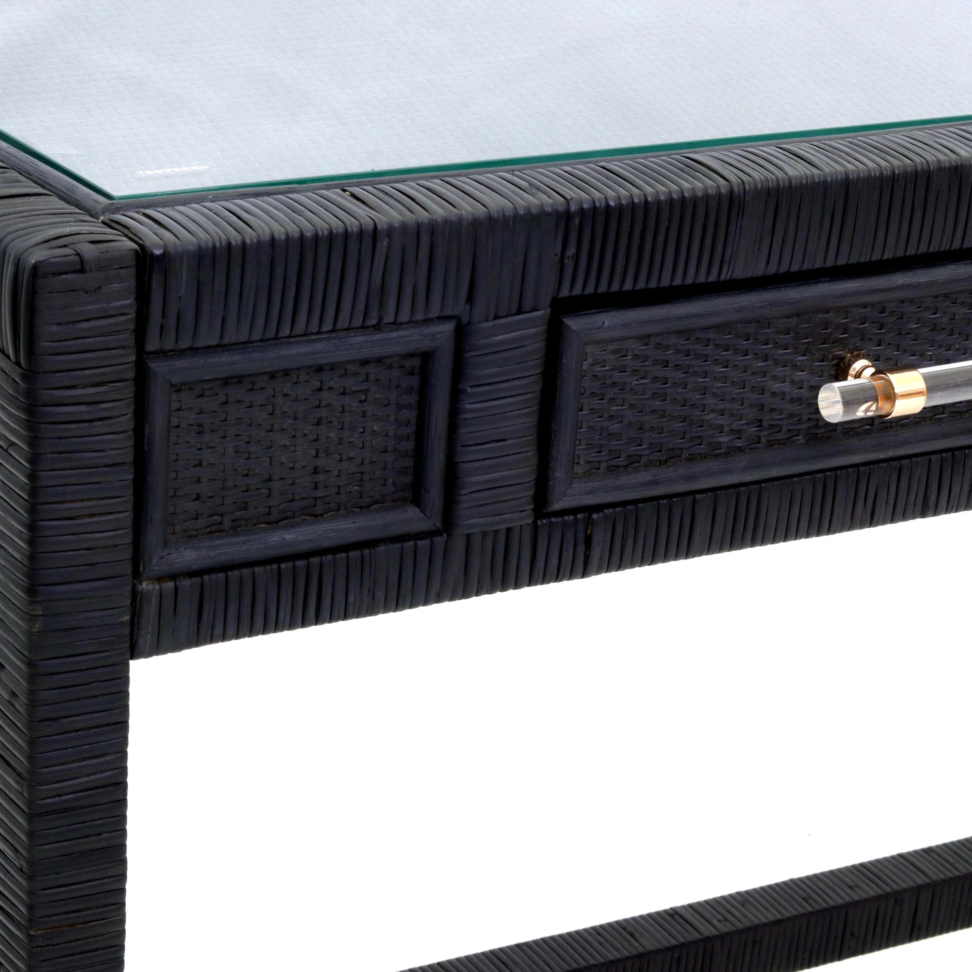Amara Woven Rattan Desk - Image 13