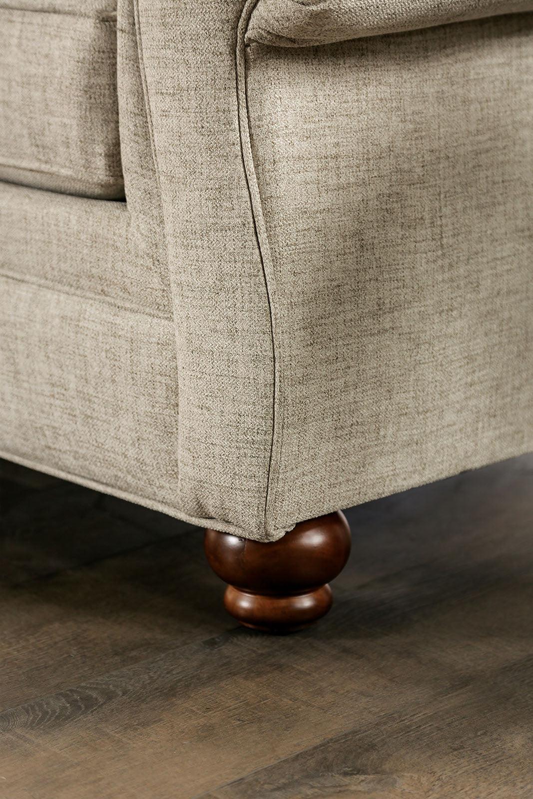 Amaya Cream Loveseat - Image 3