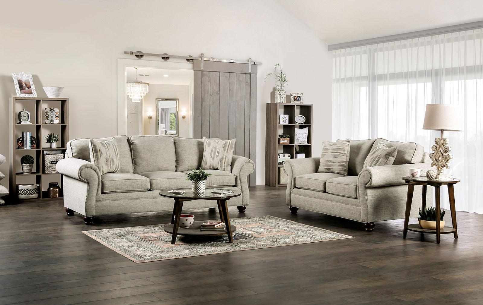 Amaya Cream Loveseat - Image 5