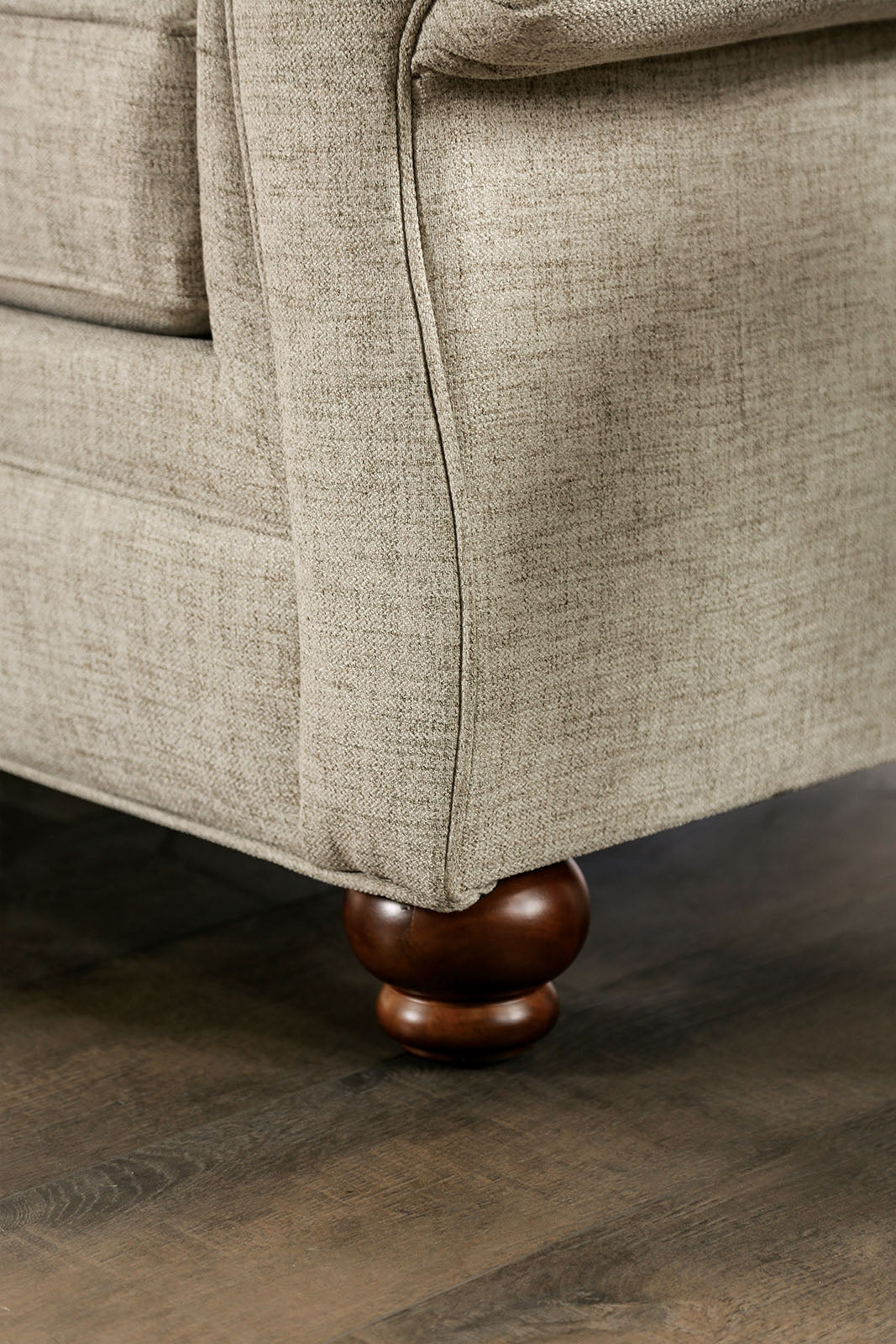 Amaya Cream Sofa & Loveseat - Image 5