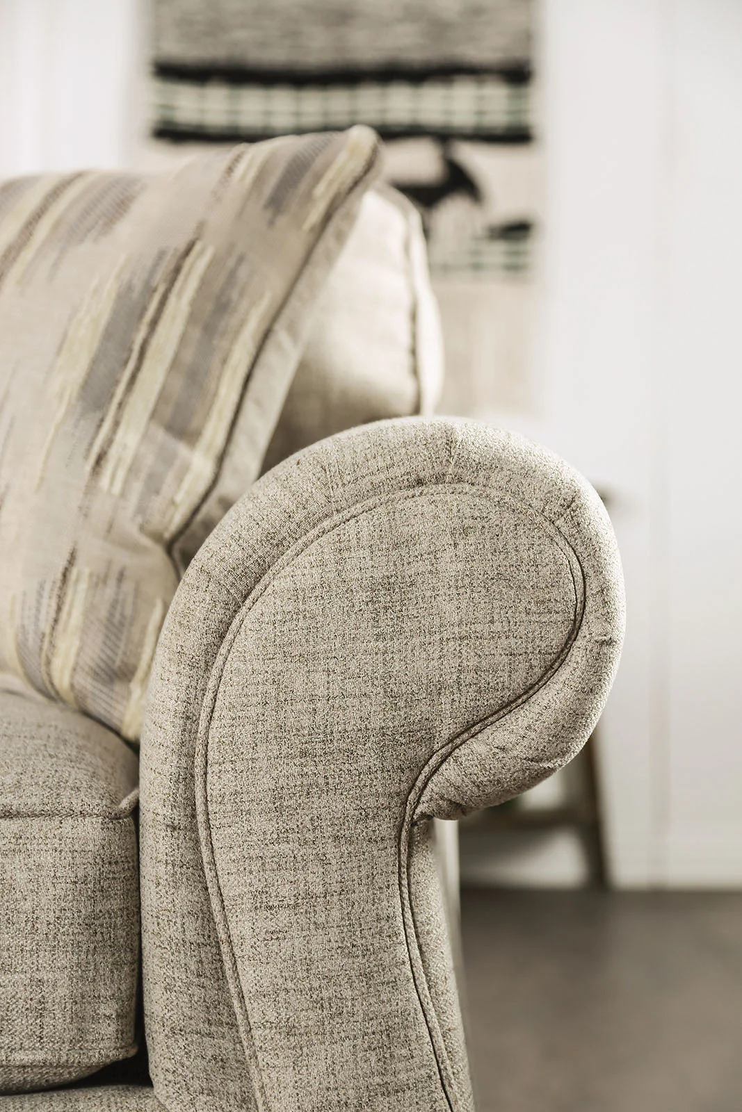 Amaya Cream Sofa & Loveseat - Image 6