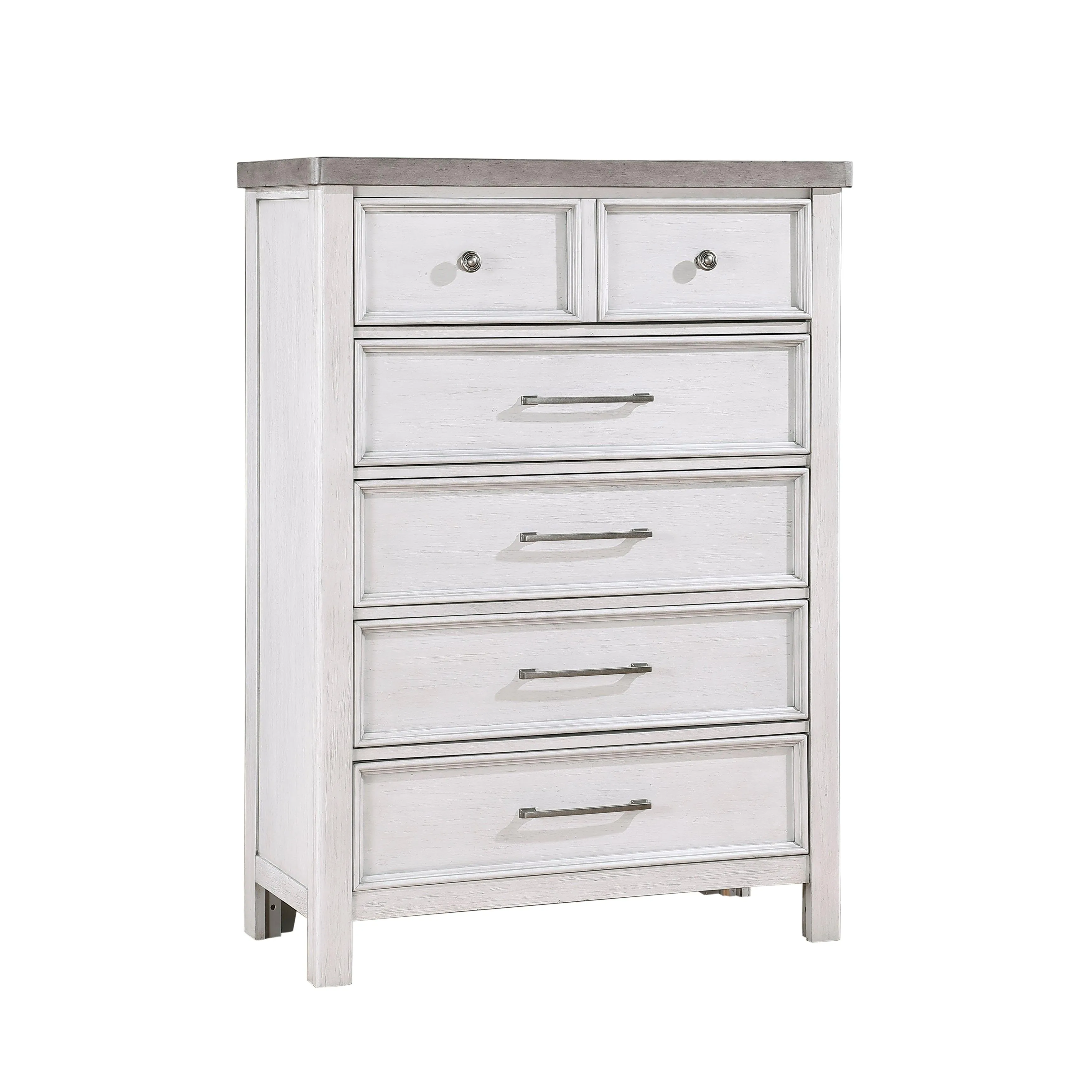 Ambrose Antique White/Gray Chest - Image 6