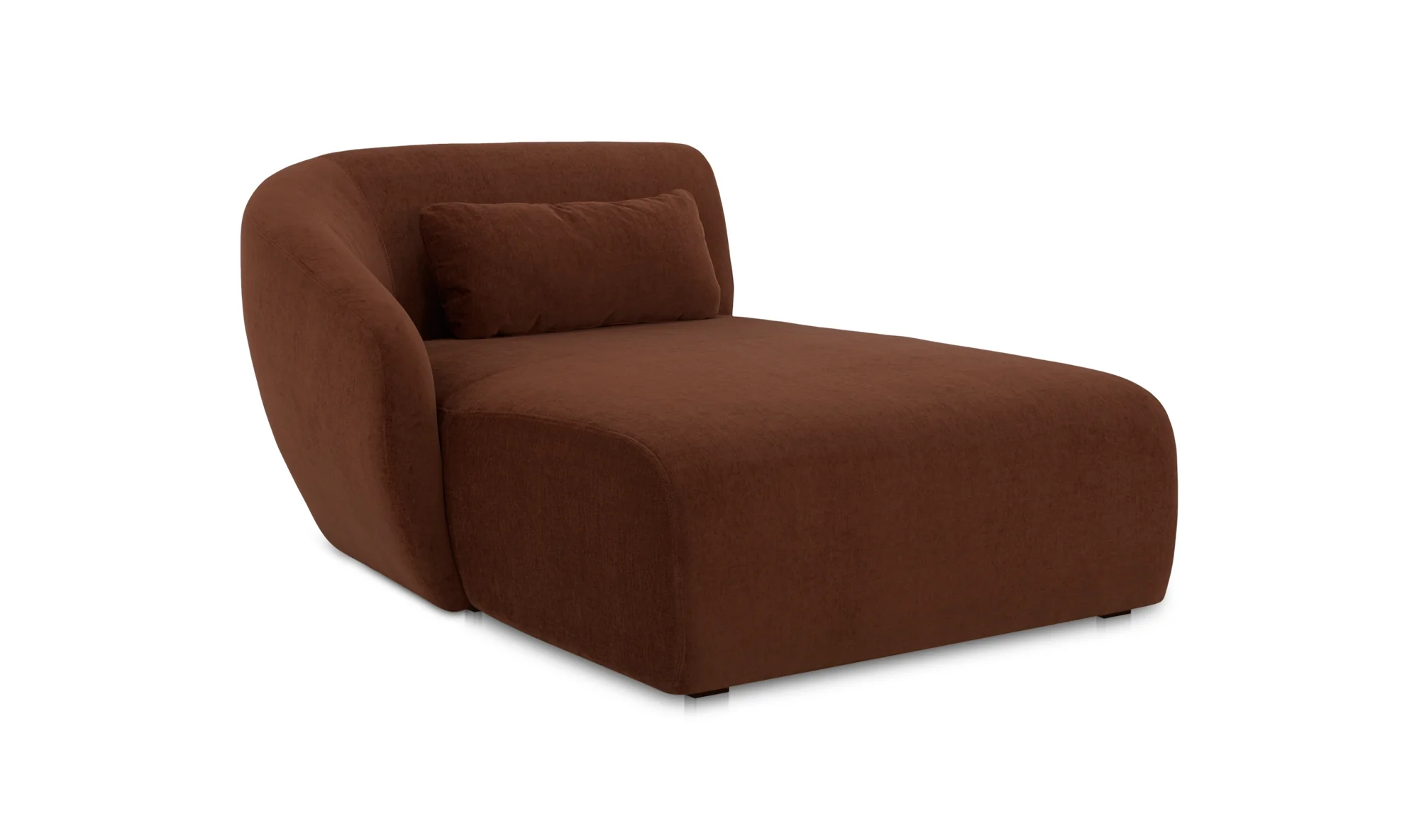 Amelia Left Arm Facing Chaise - Chestnut - Image 2