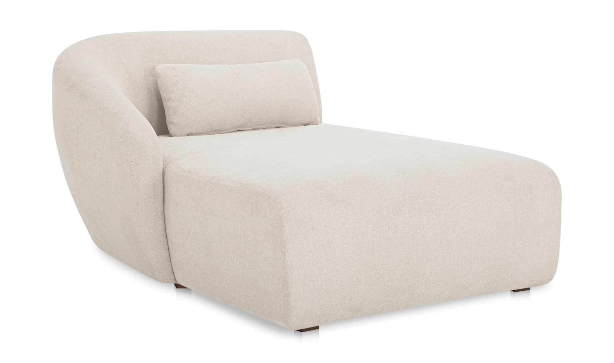 Amelia Left Arm Facing Chaise - Warm White - Image 2