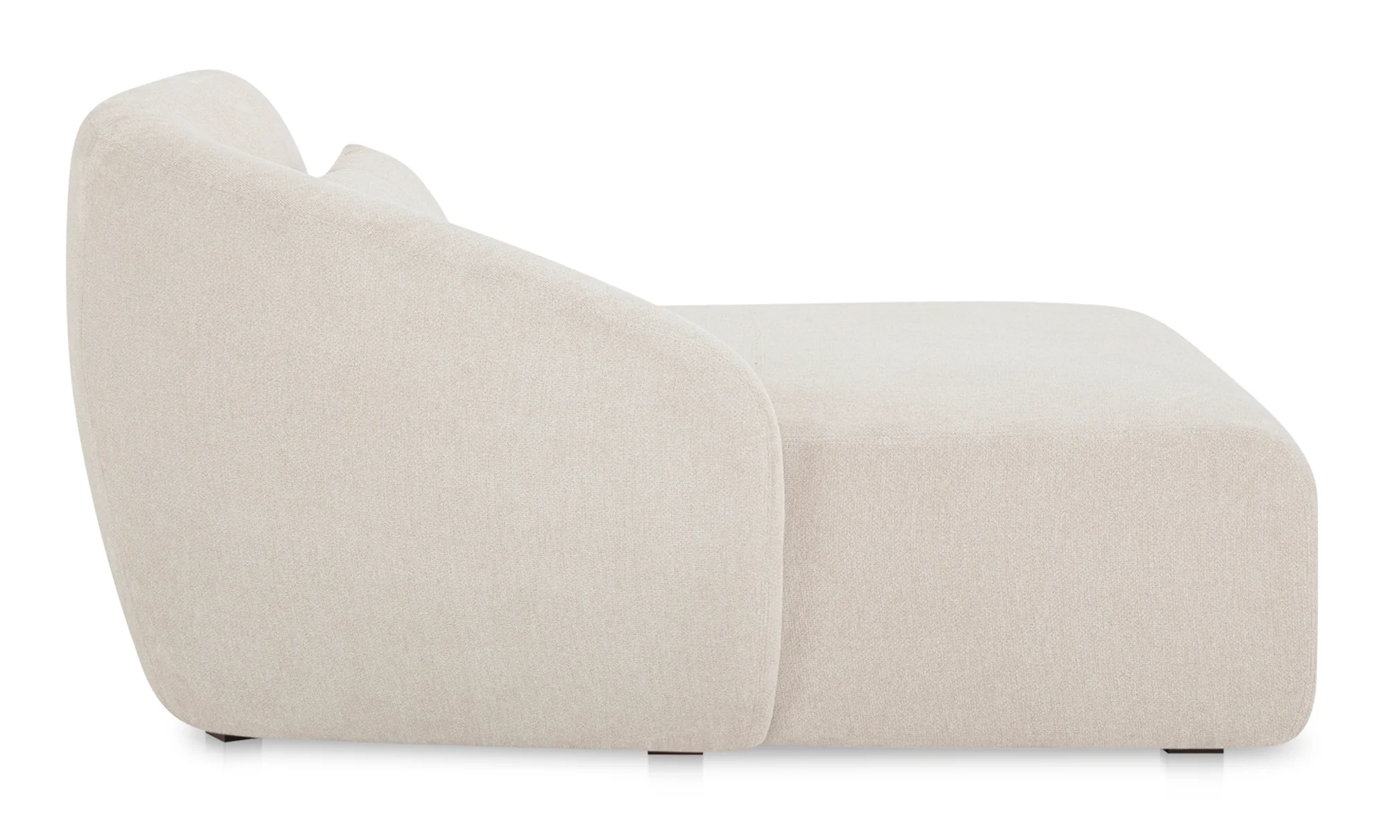 Amelia Left Arm Facing Chaise - Warm White - Image 3