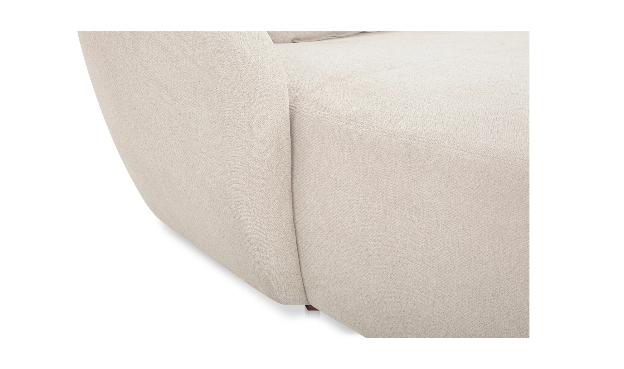 Amelia Left Arm Facing Chaise - Warm White - Image 5