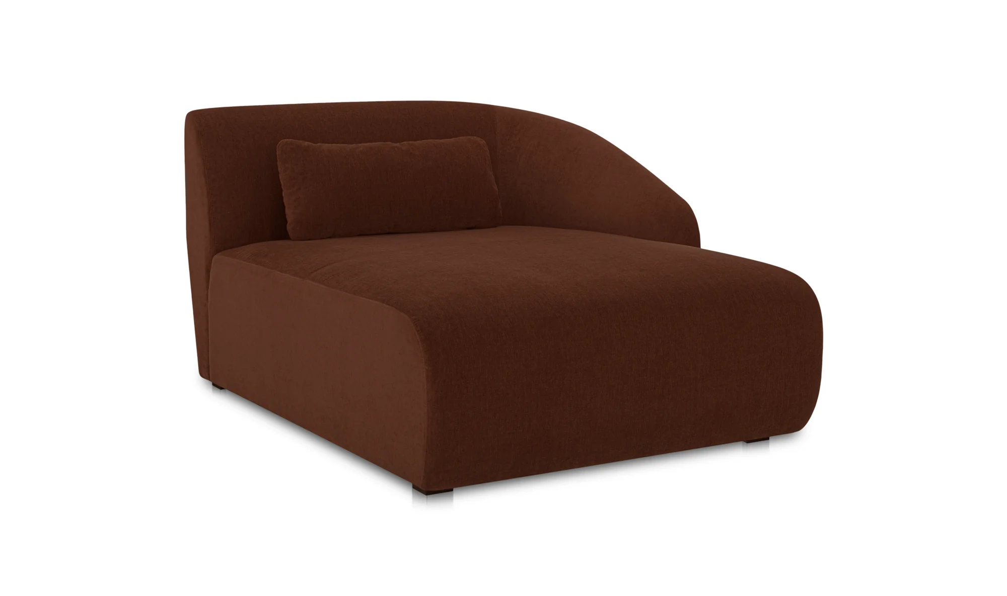 Amelia Right Arm Facing Chaise - Chestnut - Image 2
