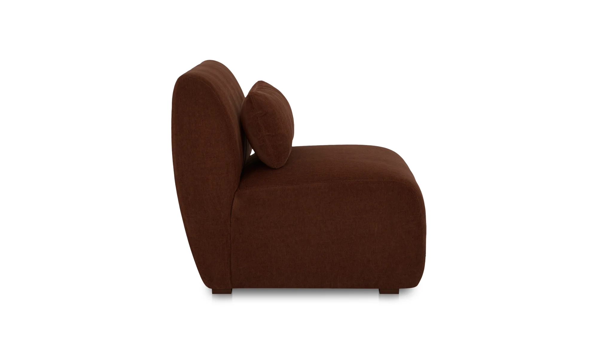 Amelia Slipper Chair - Chestnut - Image 3