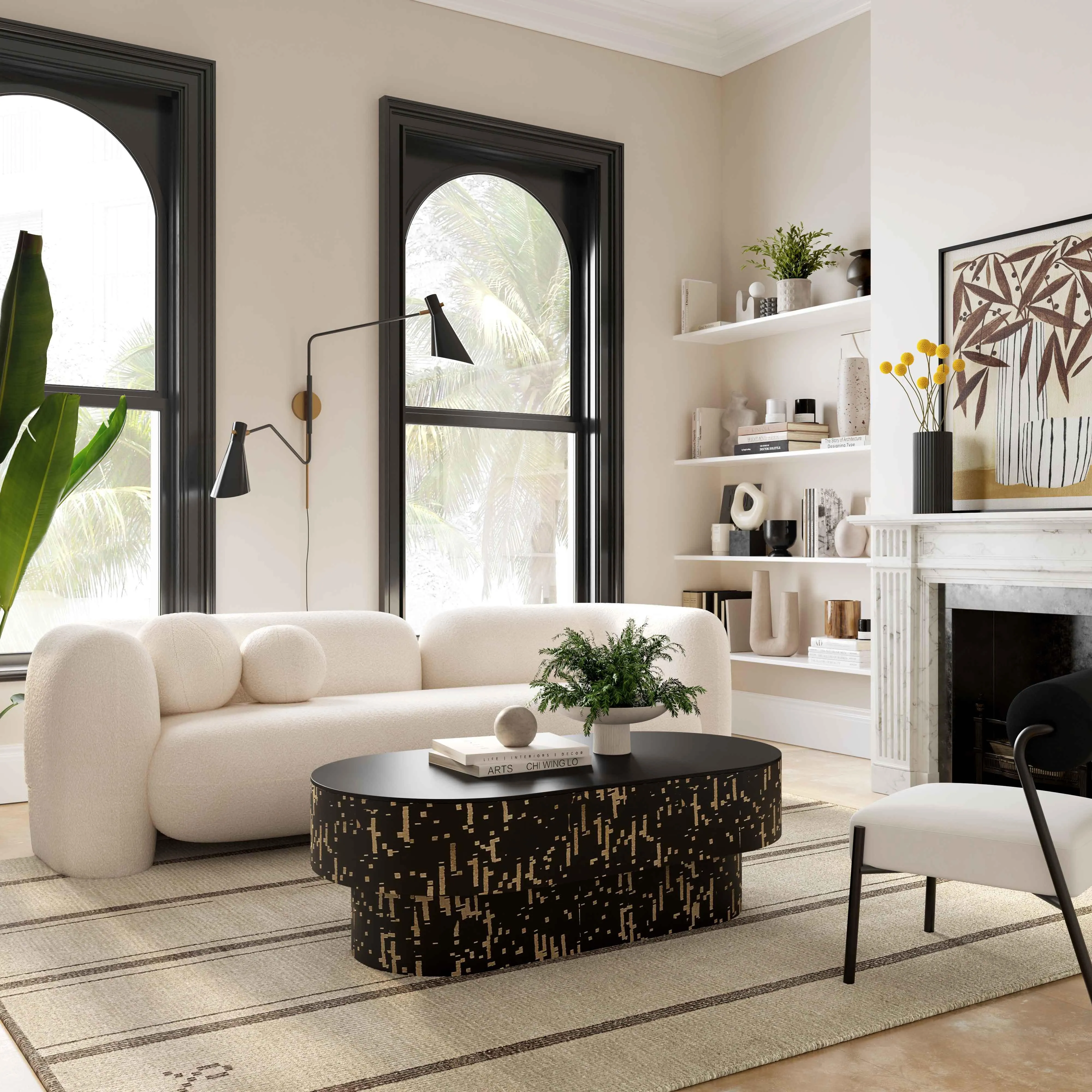 Amelie Faux Fur Sofa - Image 2