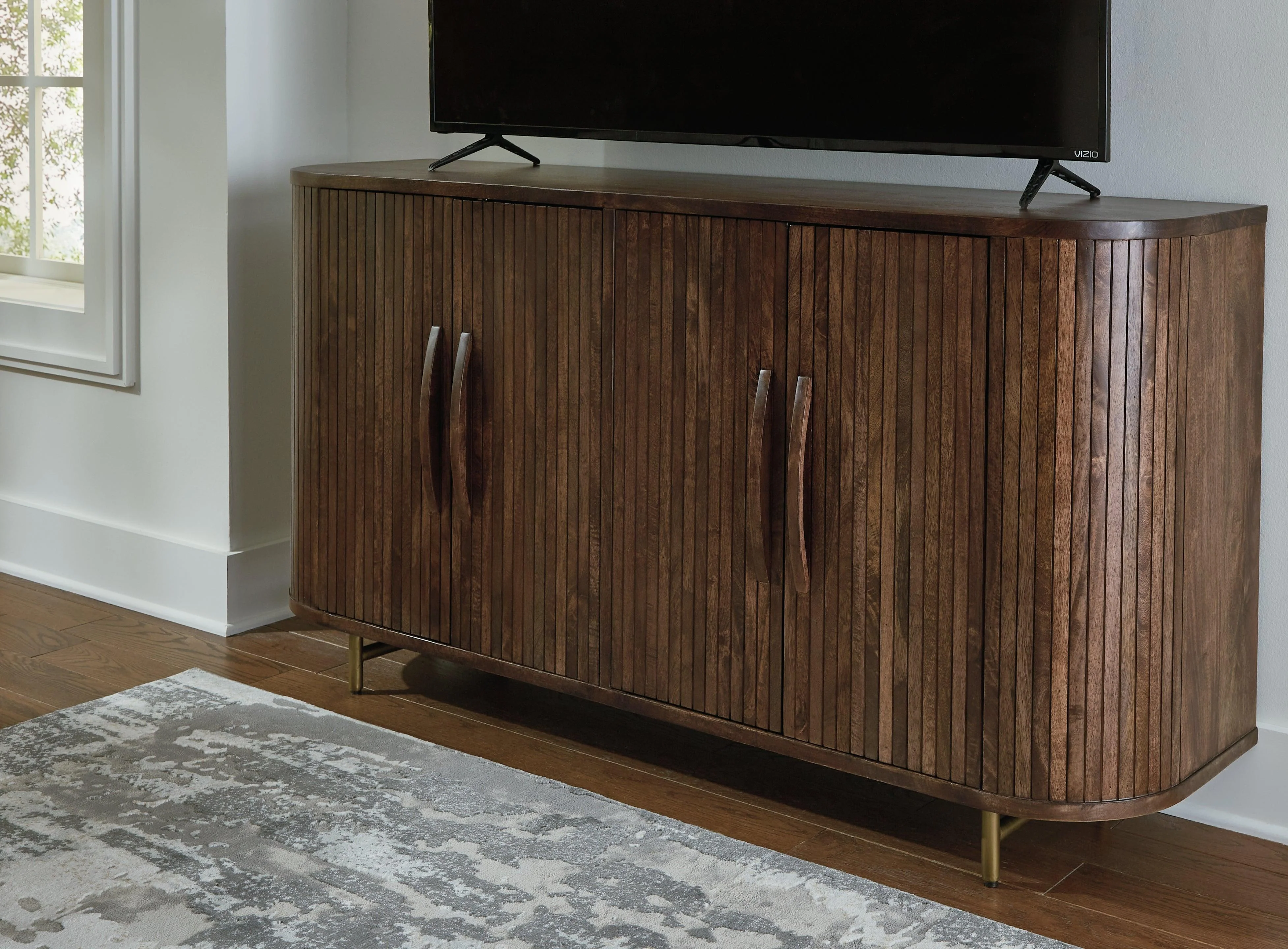 Amickly Dark Brown Accent Cabinet - Image 2
