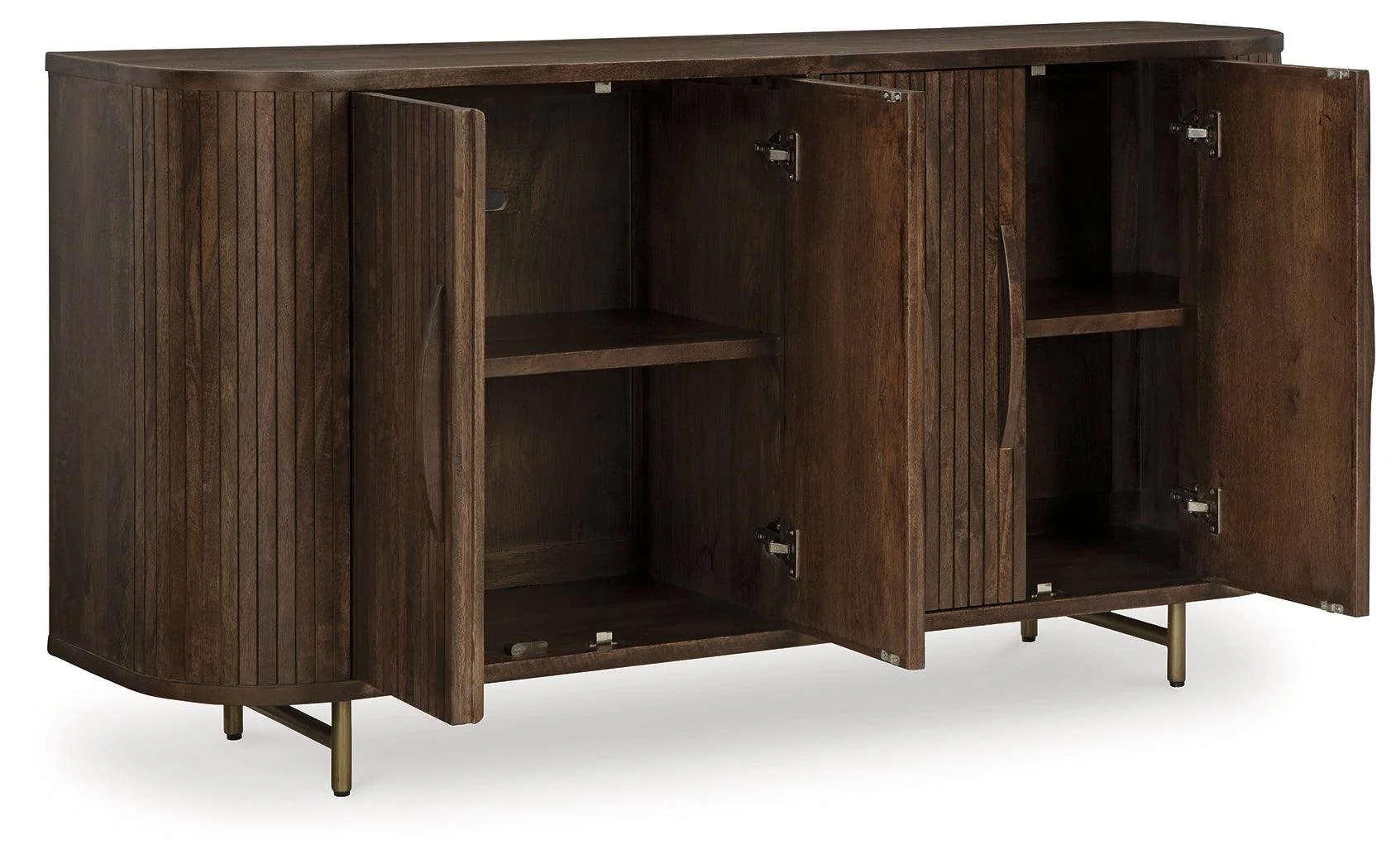 Amickly Dark Brown Accent Cabinet - Image 4