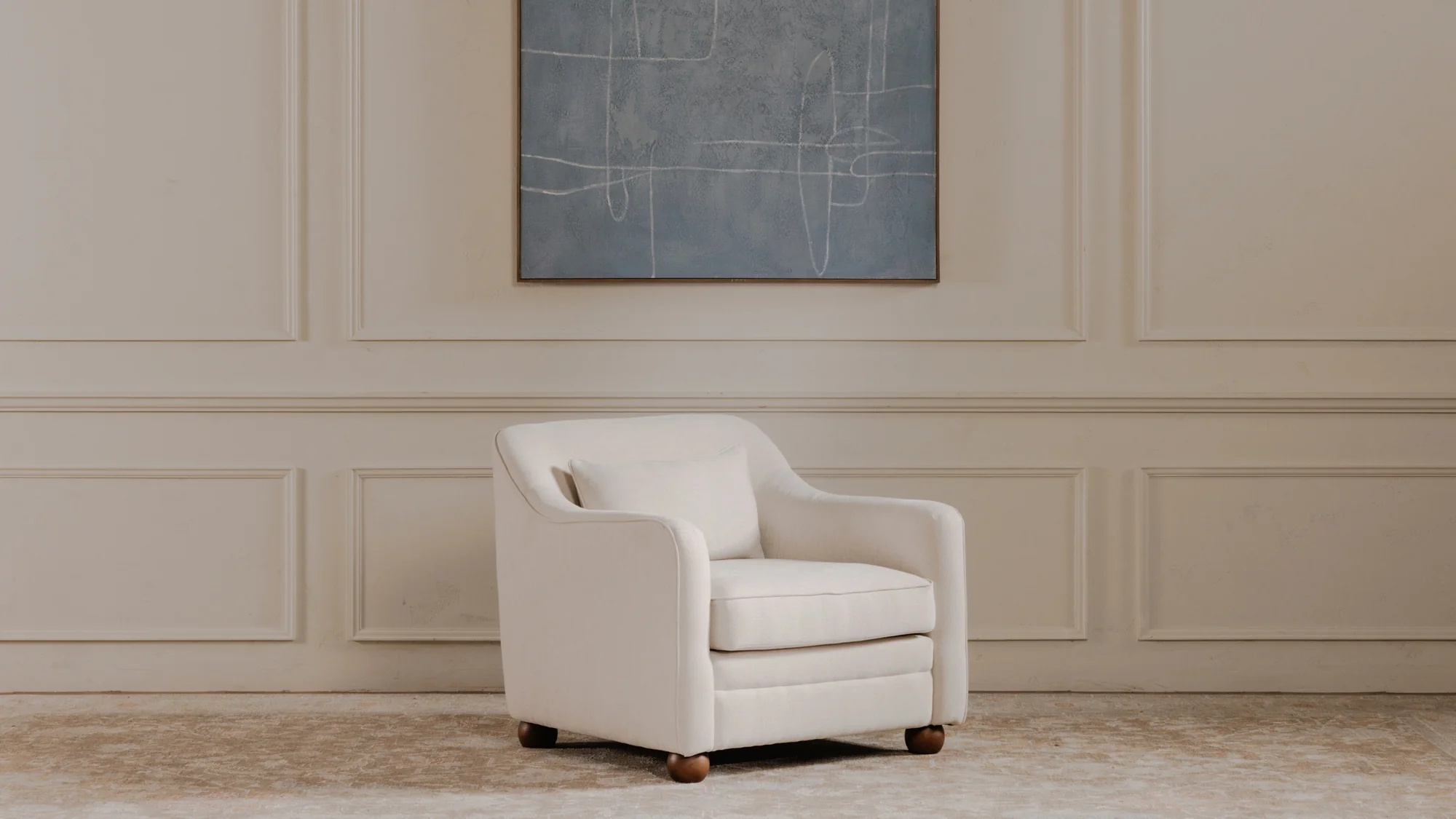 Amira Accent Chair Oat - Image 2
