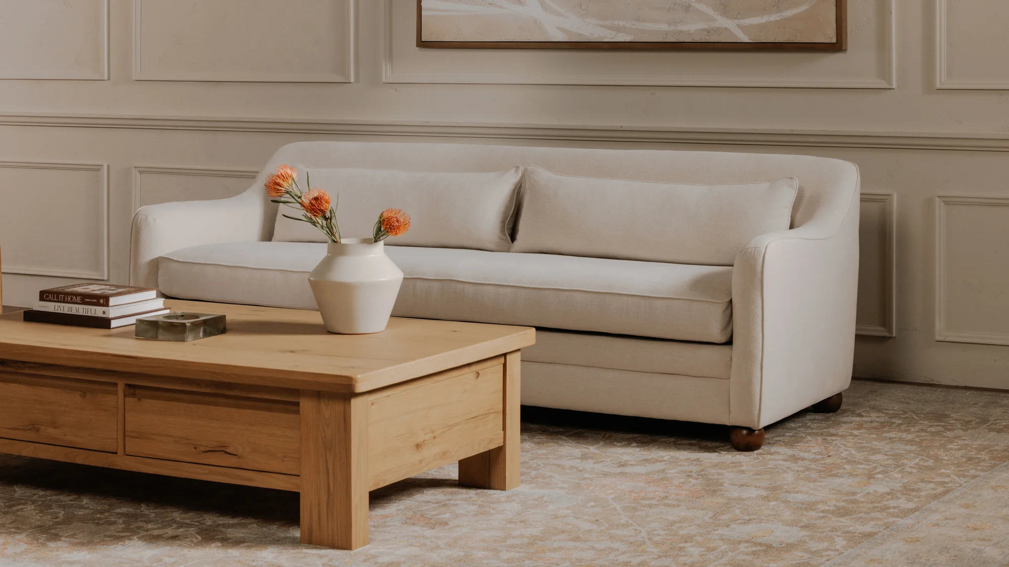 Amira Sofa Oat - Image 4