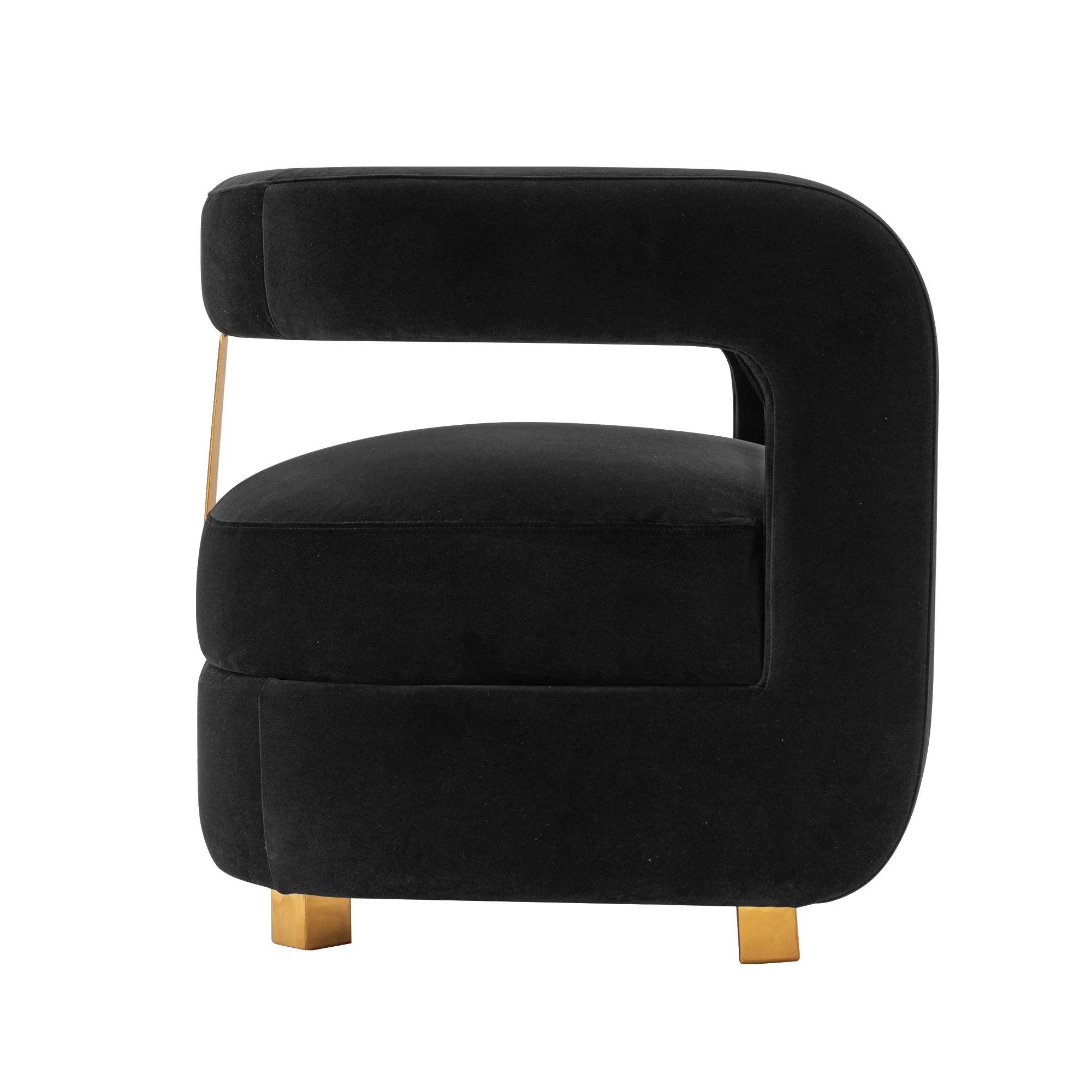 Amirah Accent Chair in Black - Image 6