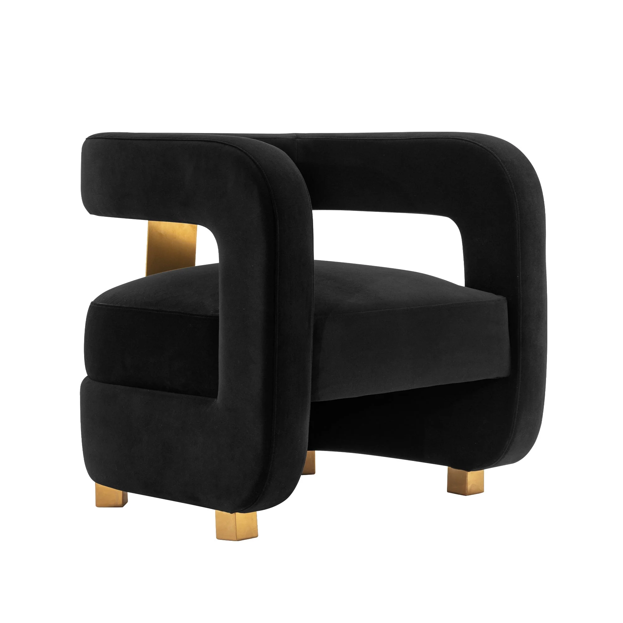 Amirah Accent Chair in Black (set of 2) - Image 10