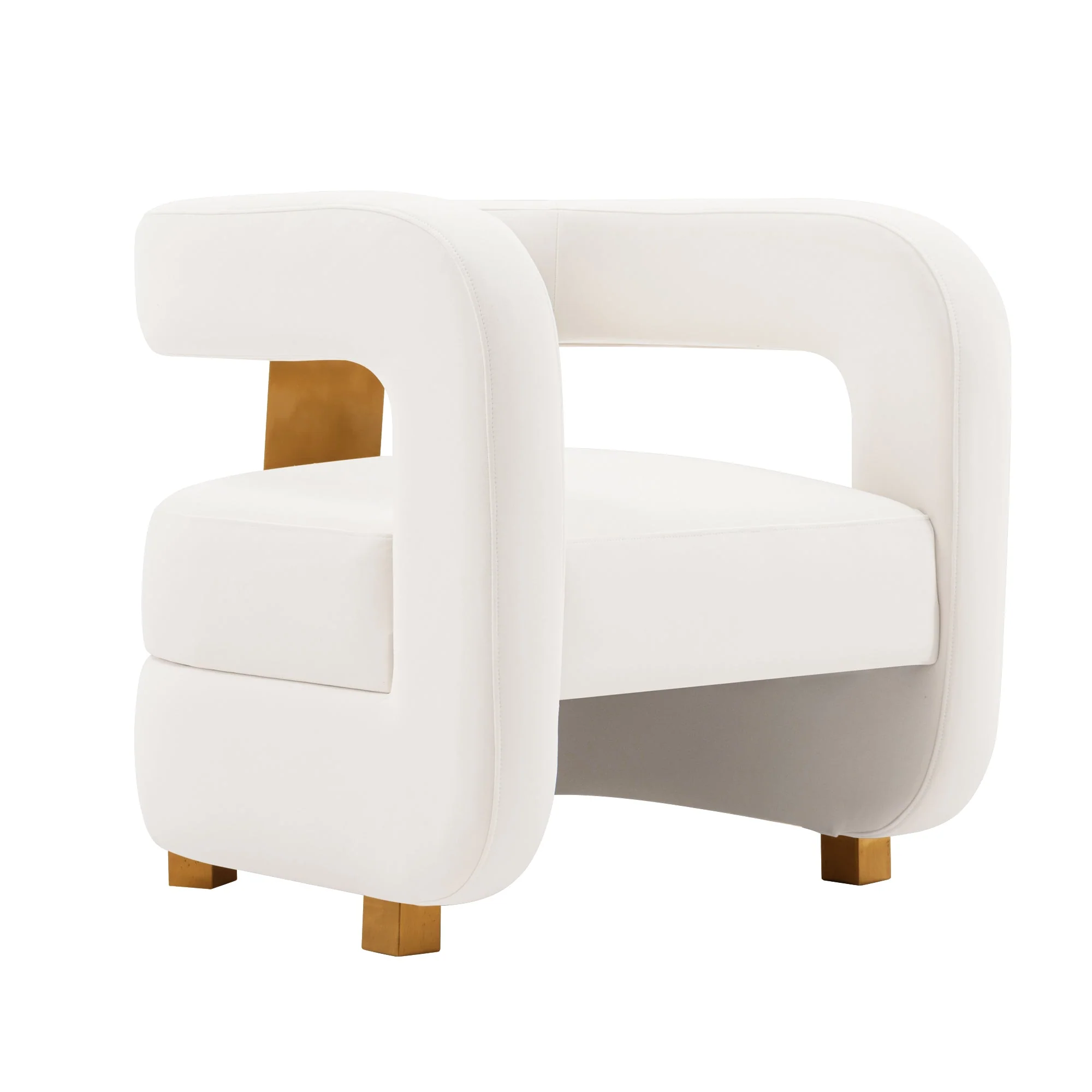 Amirah Accent Chair in White - Image 11