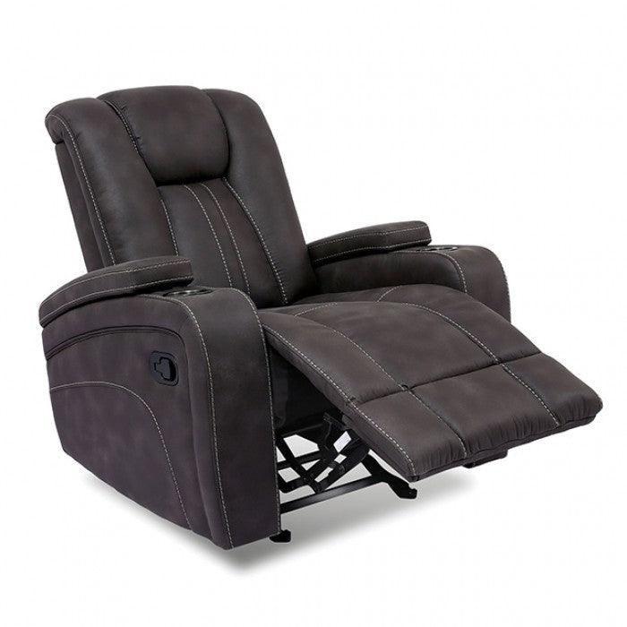 Amirah Dark Gray Glider Recliner - Image 2