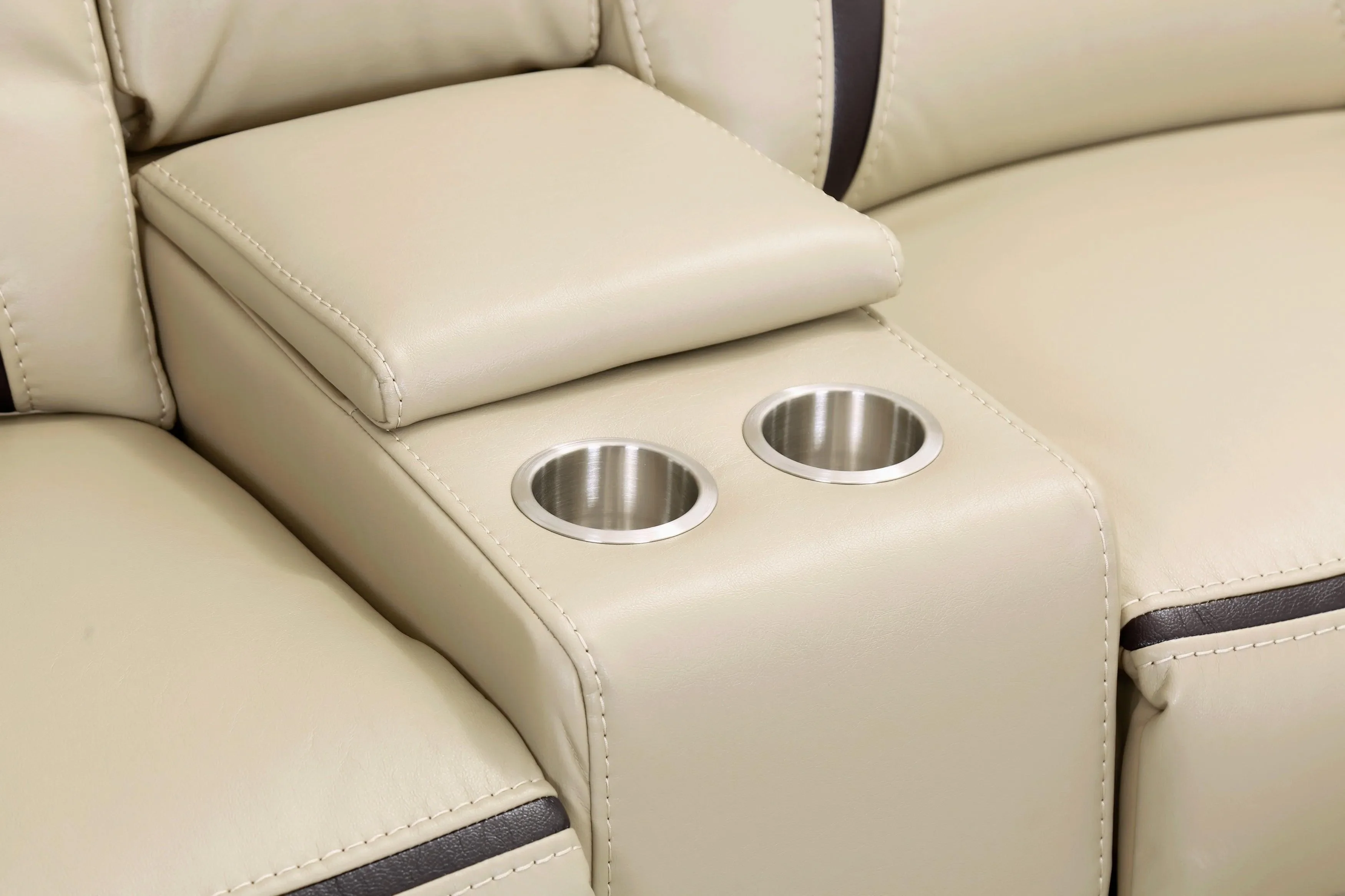 Amite Beige 6-Piece Modular Power Reclining Sectional - Image 13
