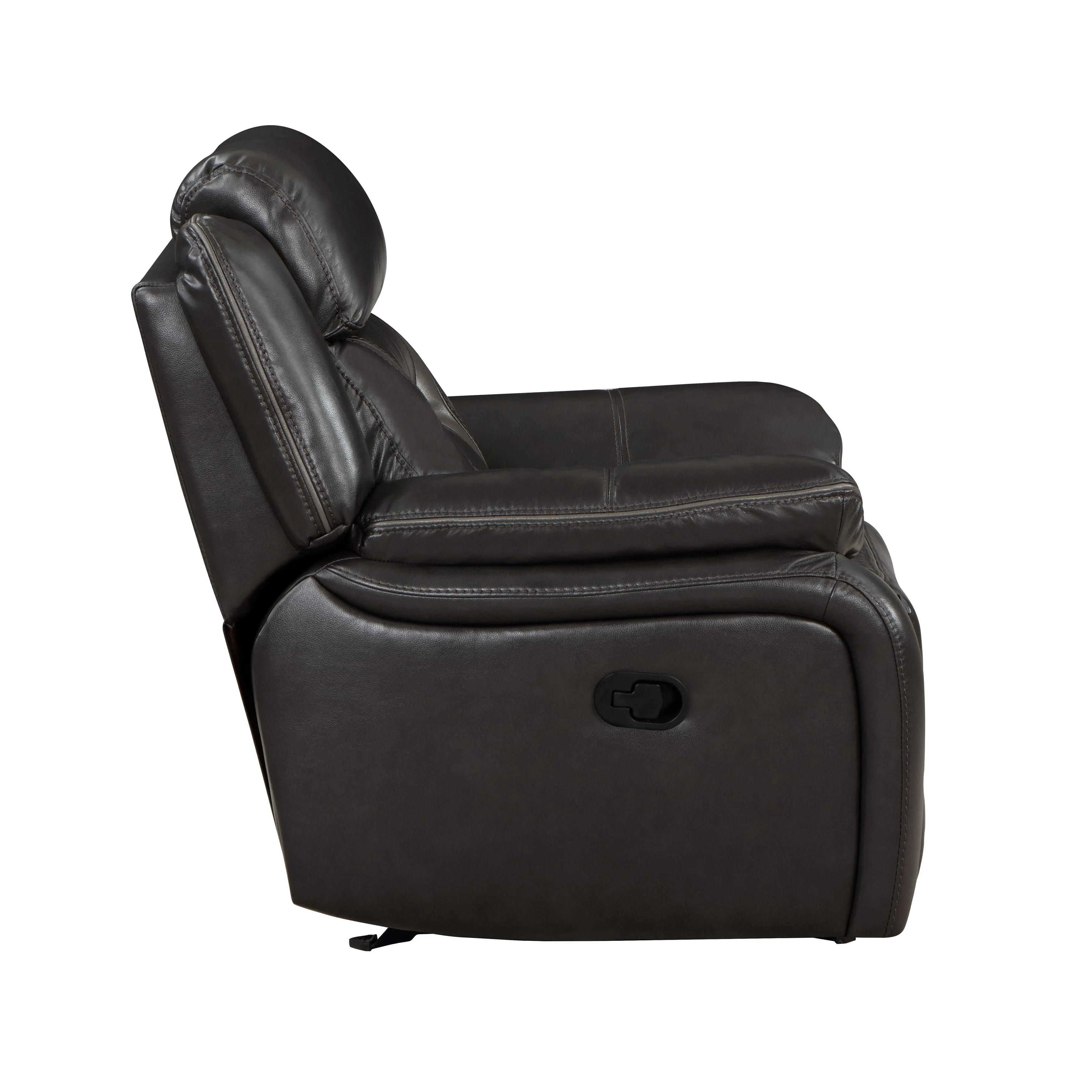 Amite Dark Gray Glider Reclining Chair - Image 5