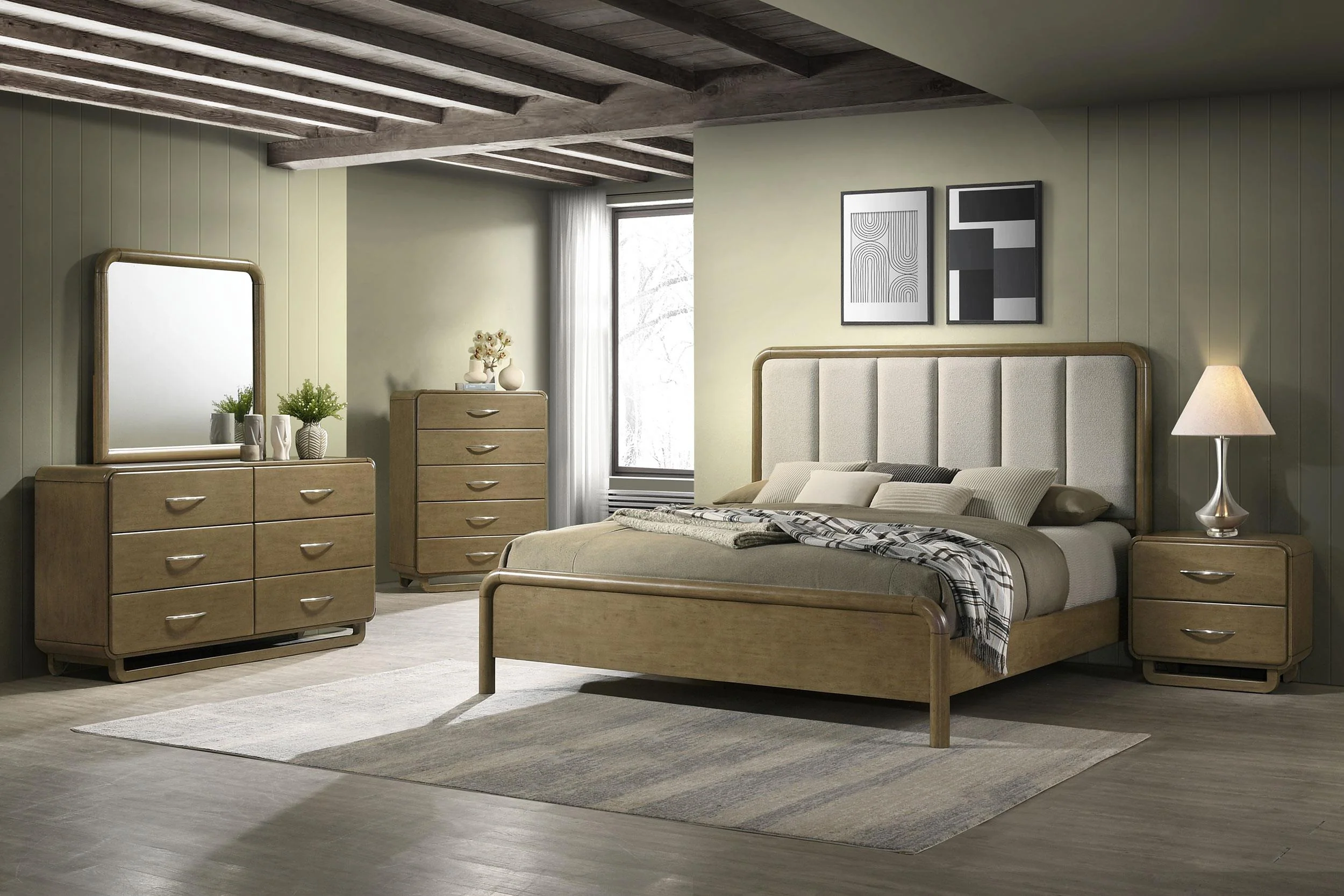 Amsbury Nutmeg 6-Drawer Dresser - Image 13