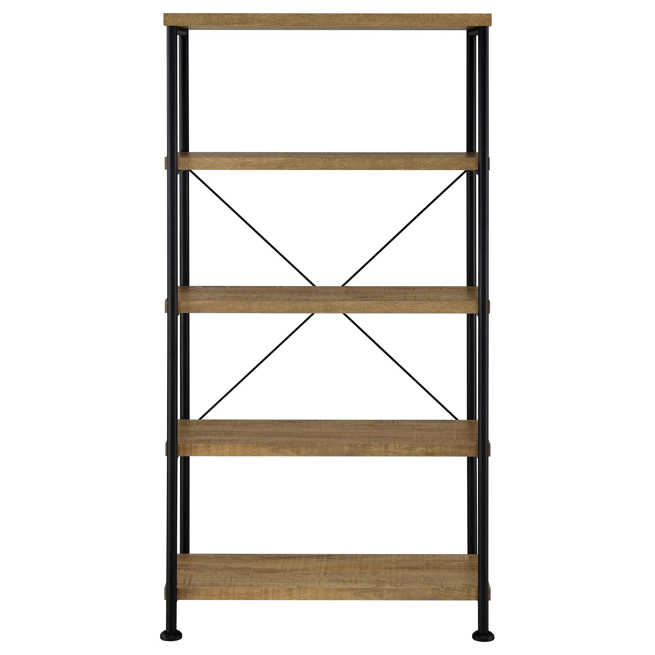 Analiese Mango 63-inch 4-shelf Bookshelf - Image 3