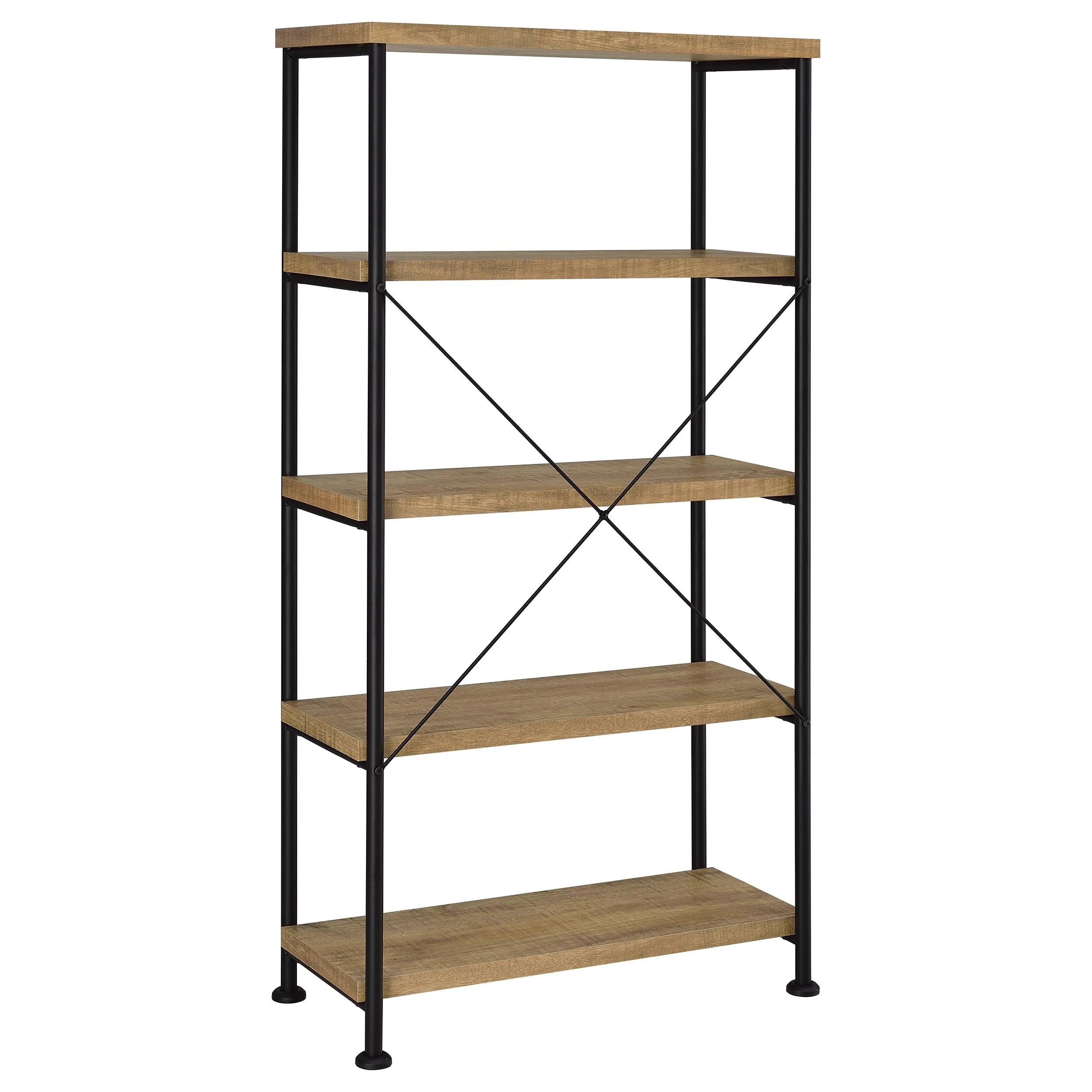 Analiese Mango 63-inch 4-shelf Bookshelf - Image 6
