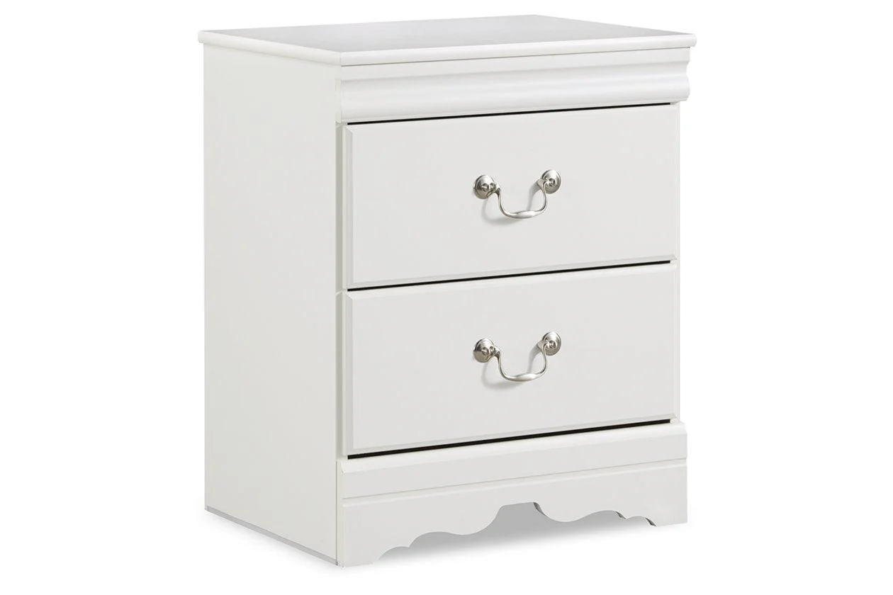 Anarasia White Nightstand