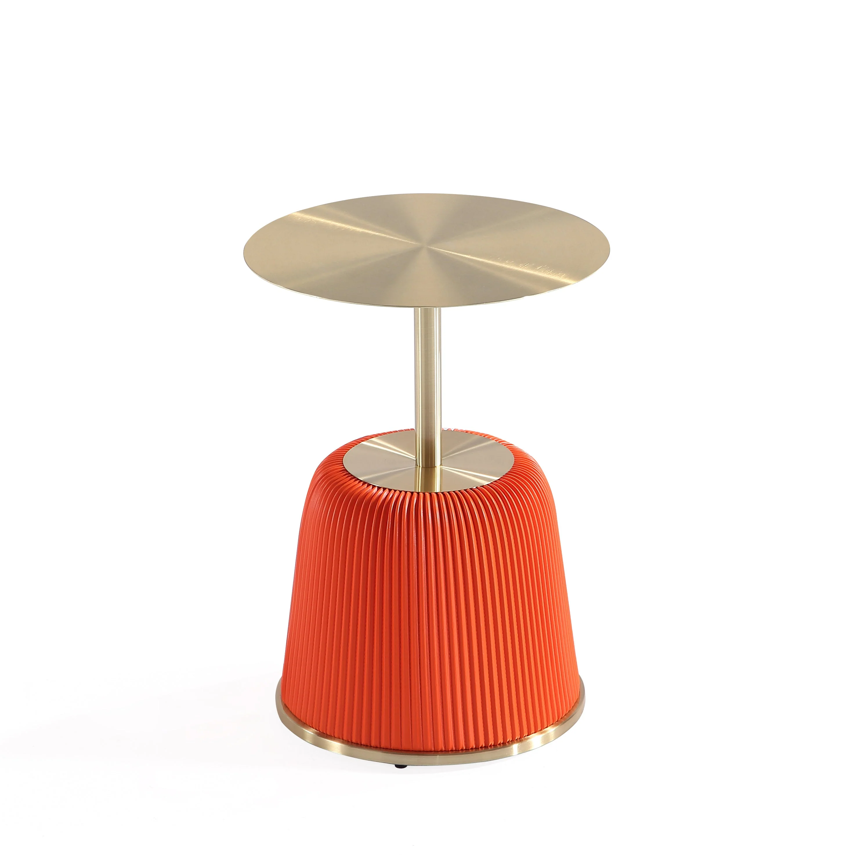 Anderson End Table 1.0 and End Table 2.0 in Orange (set of 2) - Image 9