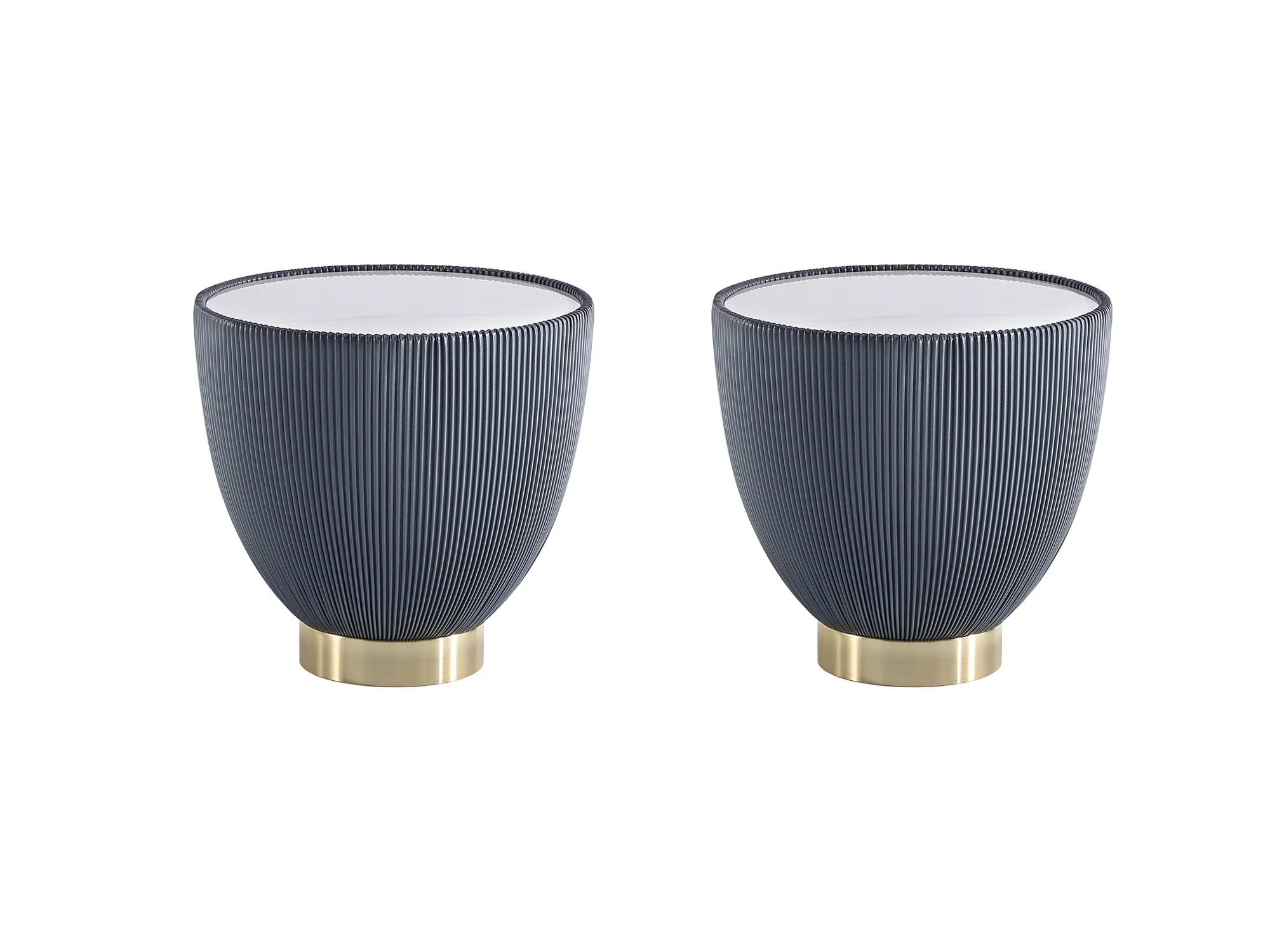 Anderson End Table 2.0 in Grey (Set of 2)
