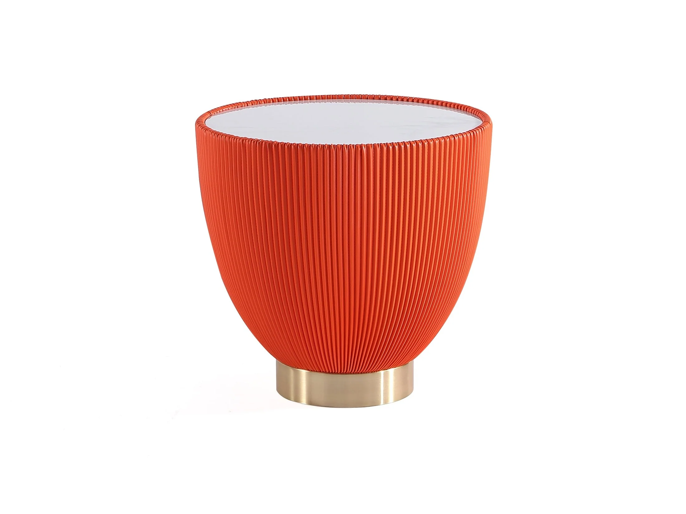 Anderson End Table 2.0 in Orange