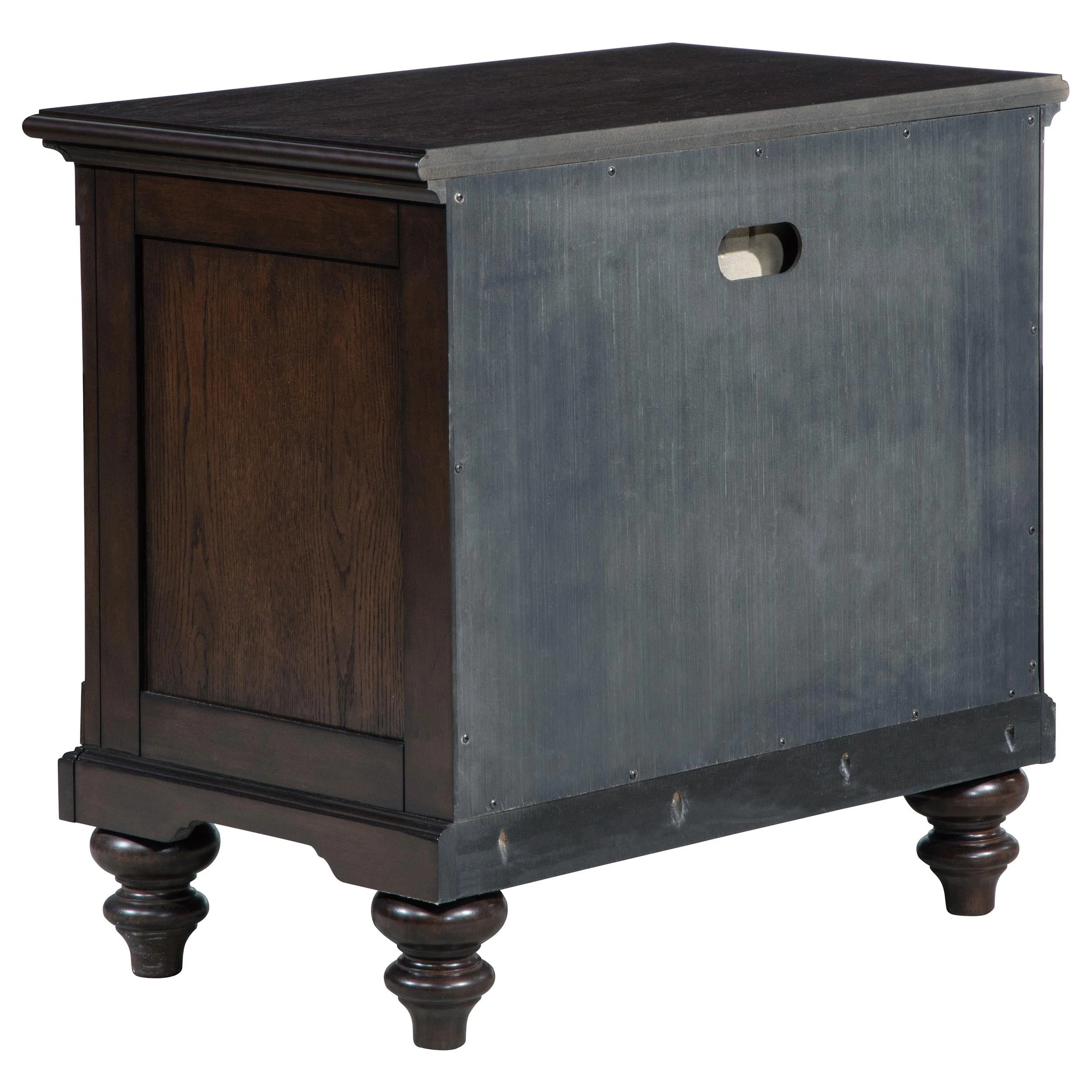 Andover Dark Oak 1-Drawer Nightstand - Image 5