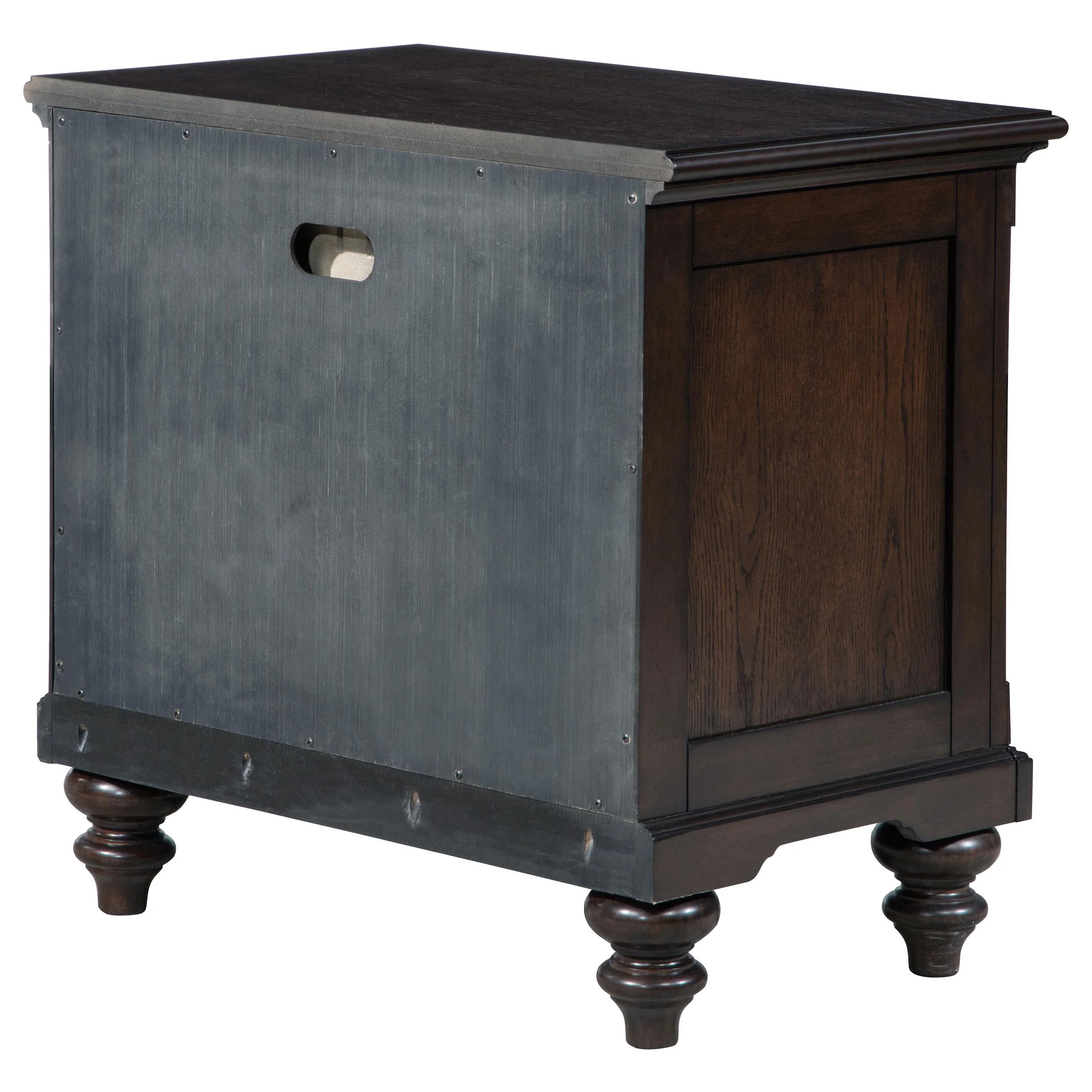 Andover Dark Oak 1-Drawer Nightstand - Image 7