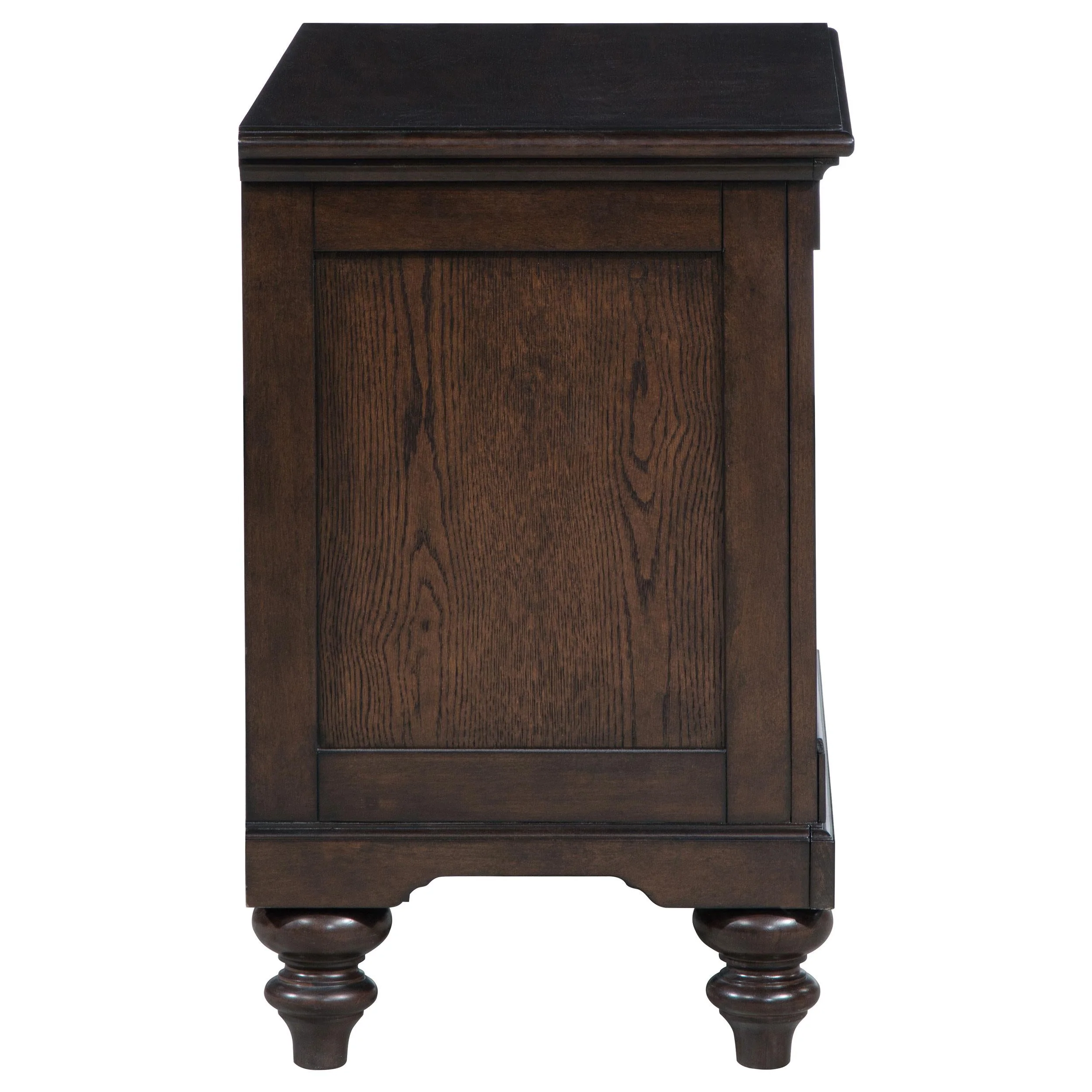 Andover Dark Oak 1-Drawer Nightstand - Image 8