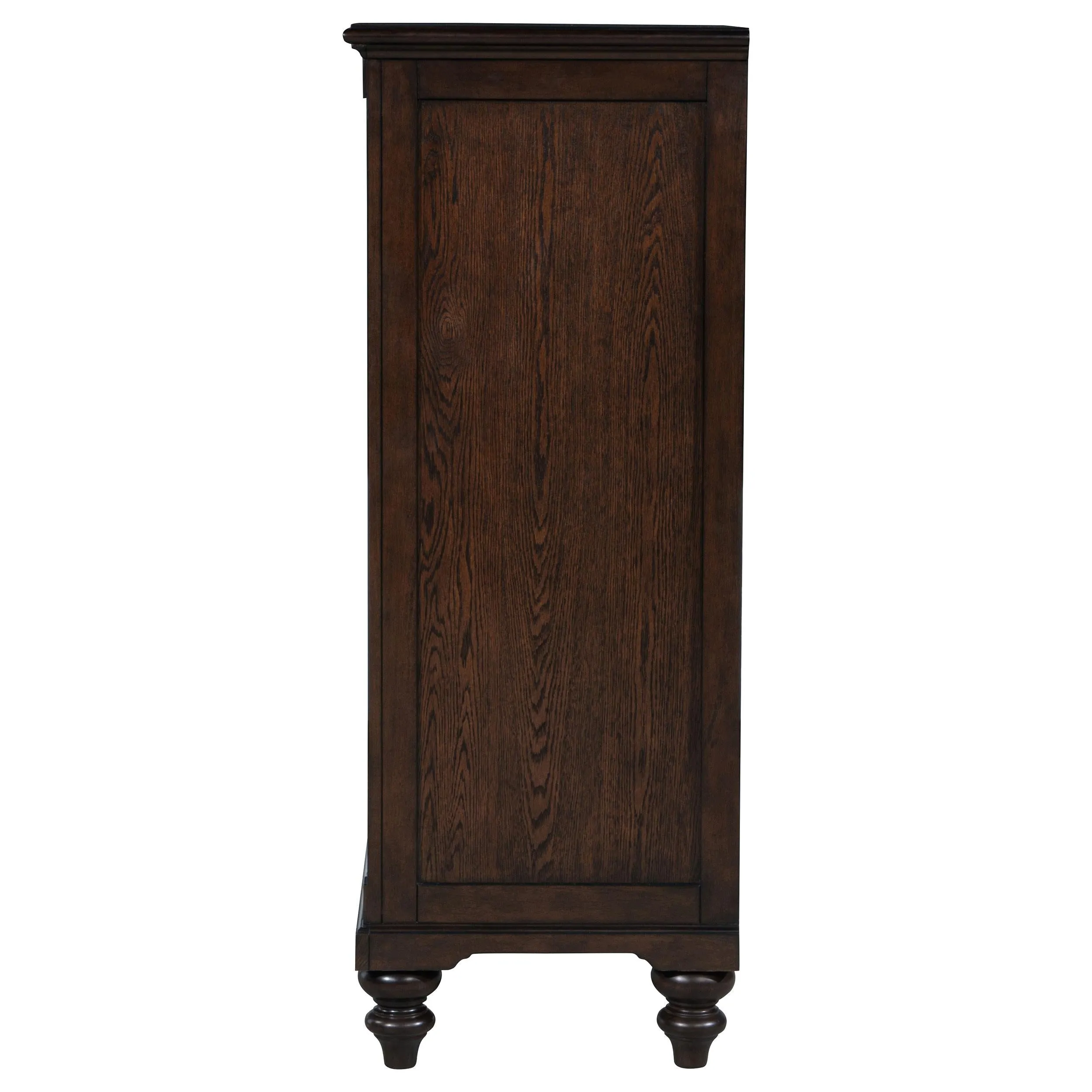 Andover Dark Oak 5-Drawer Chest - Image 5