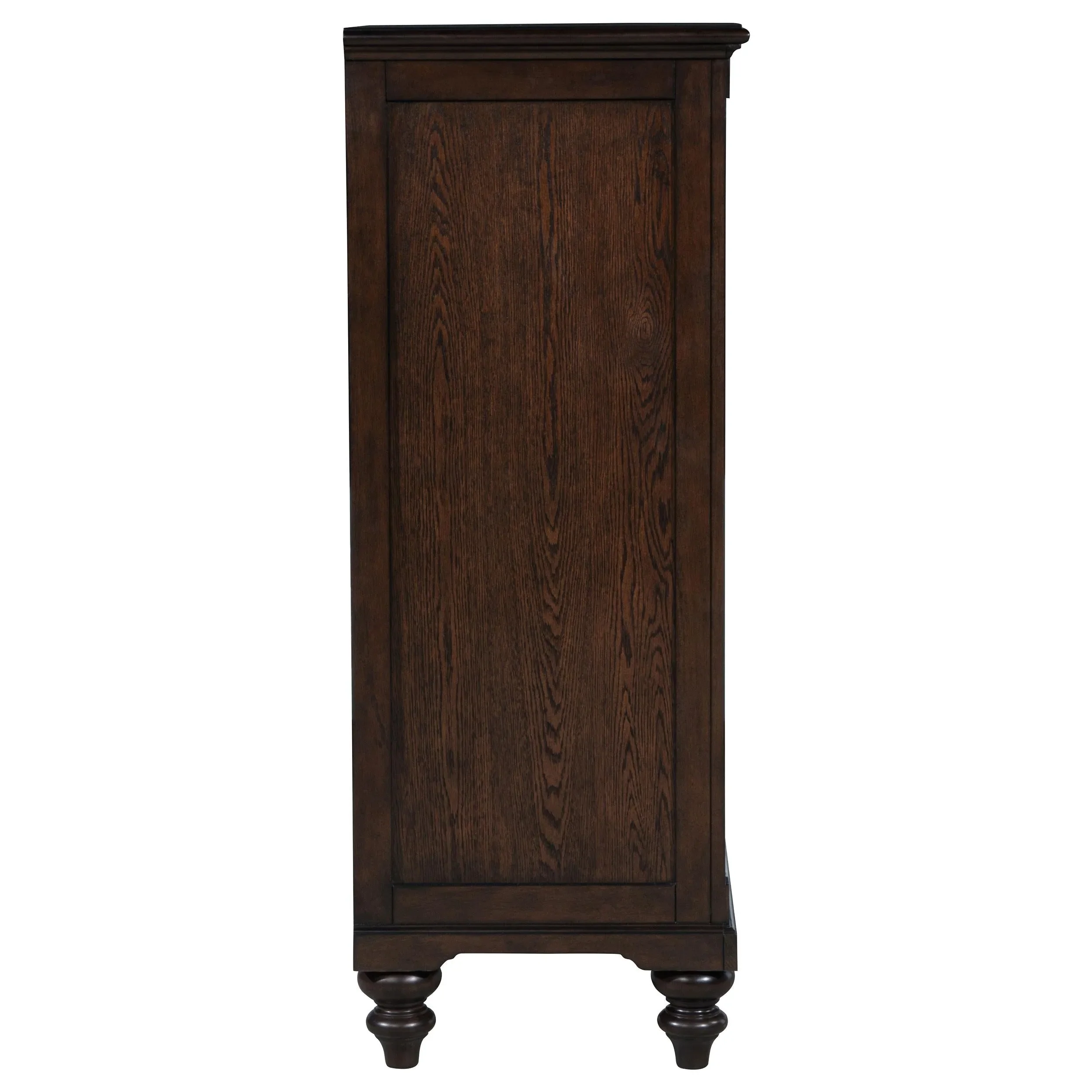 Andover Dark Oak 5-Drawer Chest - Image 9