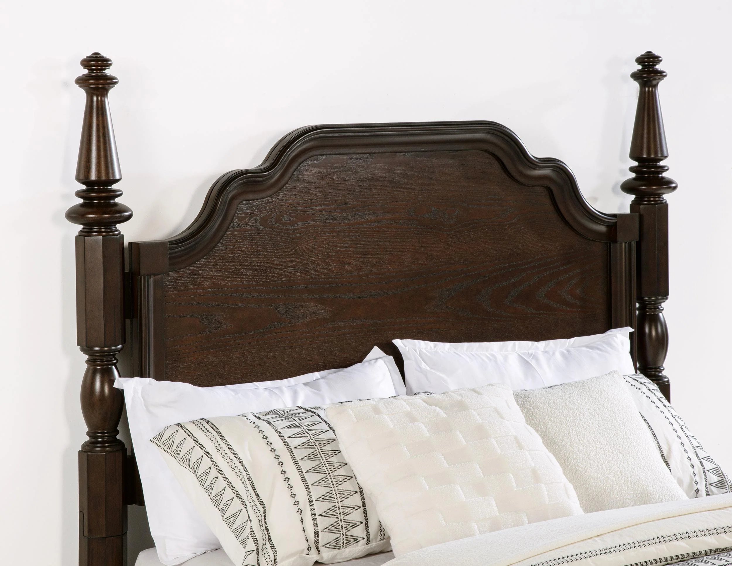 Andover Dark Oak Four Poster California King Bed - Image 5