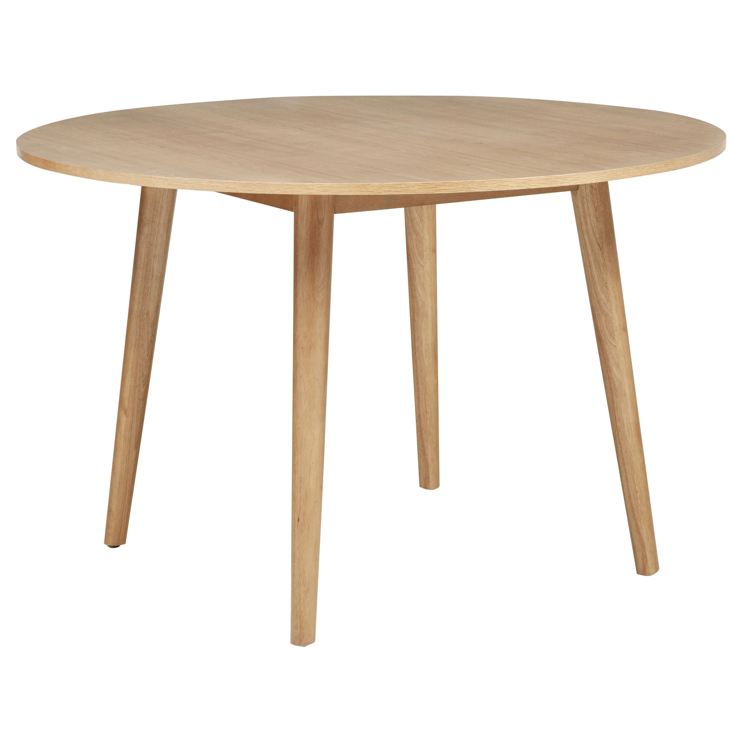 Andrews Black/Light Ash 5-piece Round Dining Table Set - Image 3