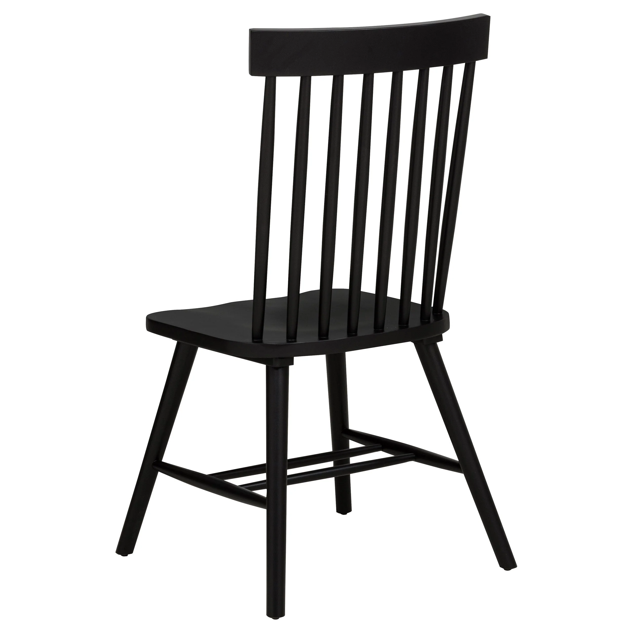 Andrews Black/Light Ash 5-piece Round Dining Table Set - Image 8